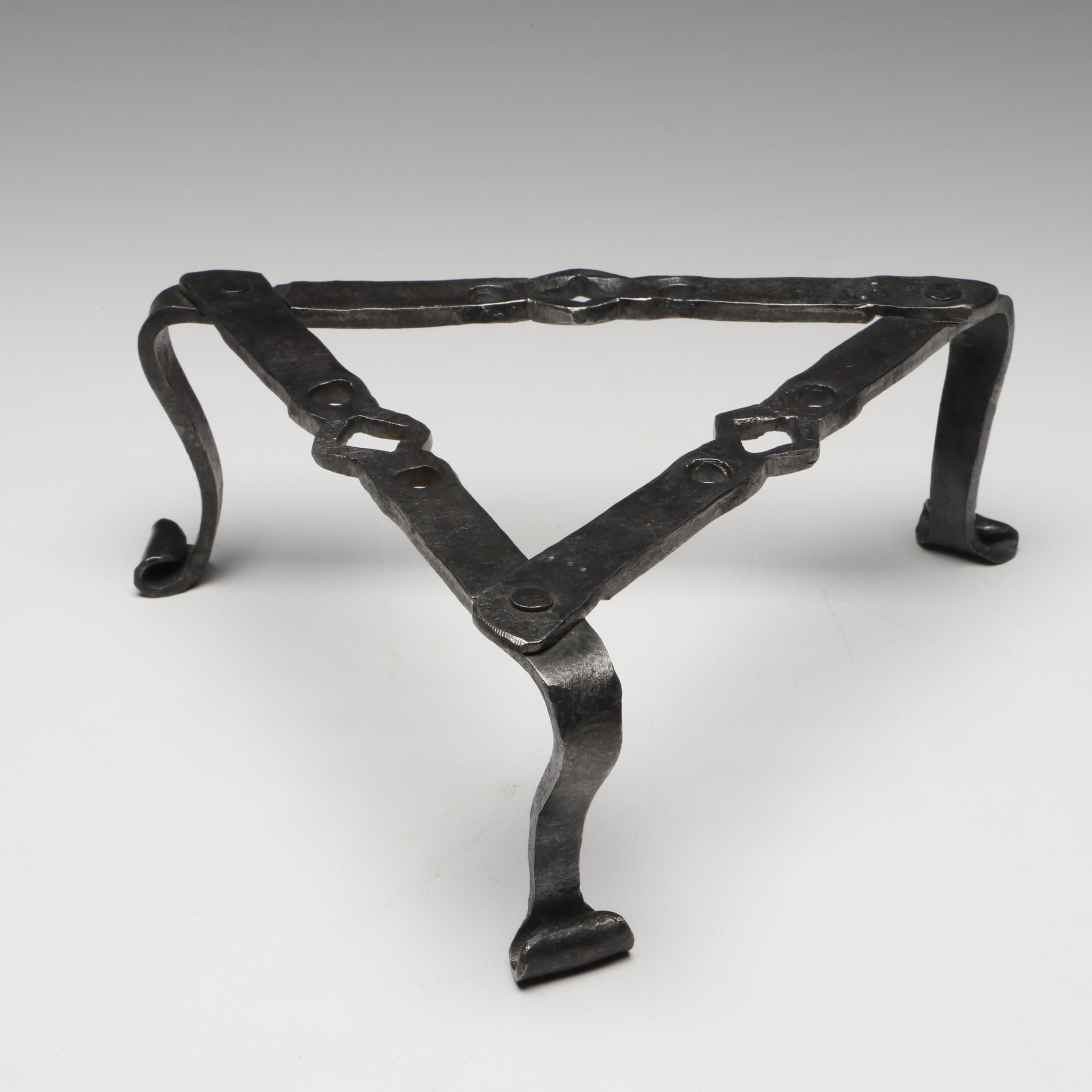 John Wright Hand-Forged Triangular Trivet