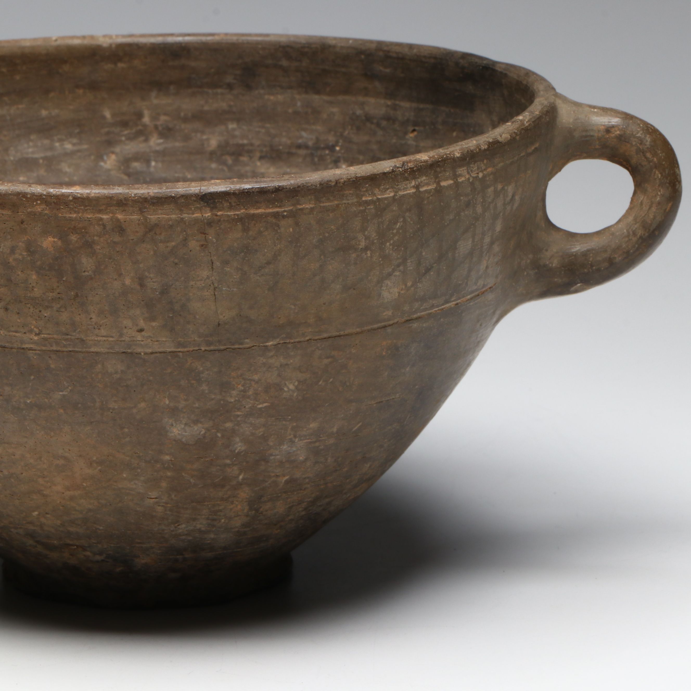 Ancient Near Eastern Luristan Pottery Sprouted Ceremonial Vessel