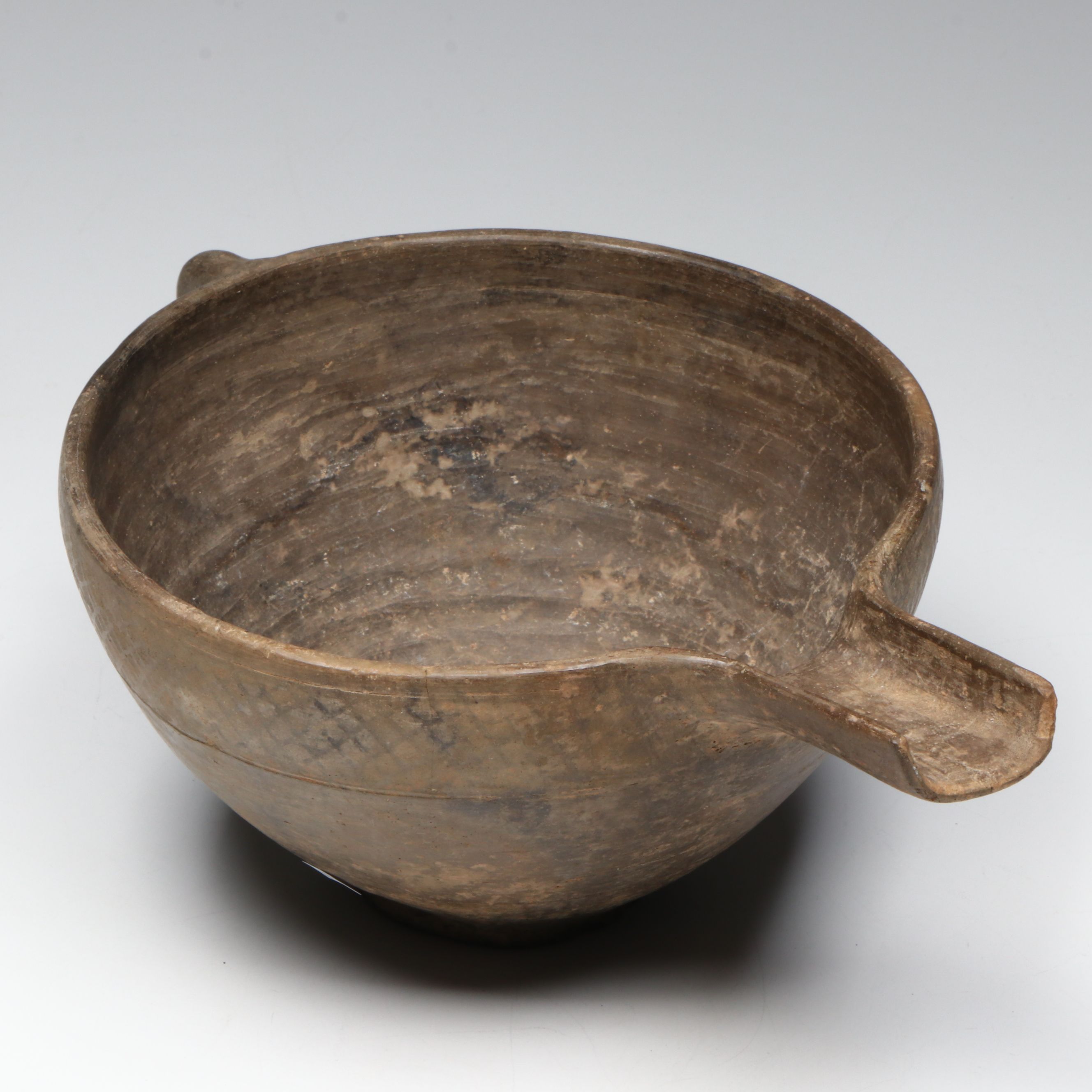 Ancient Near Eastern Luristan Pottery Sprouted Ceremonial Vessel