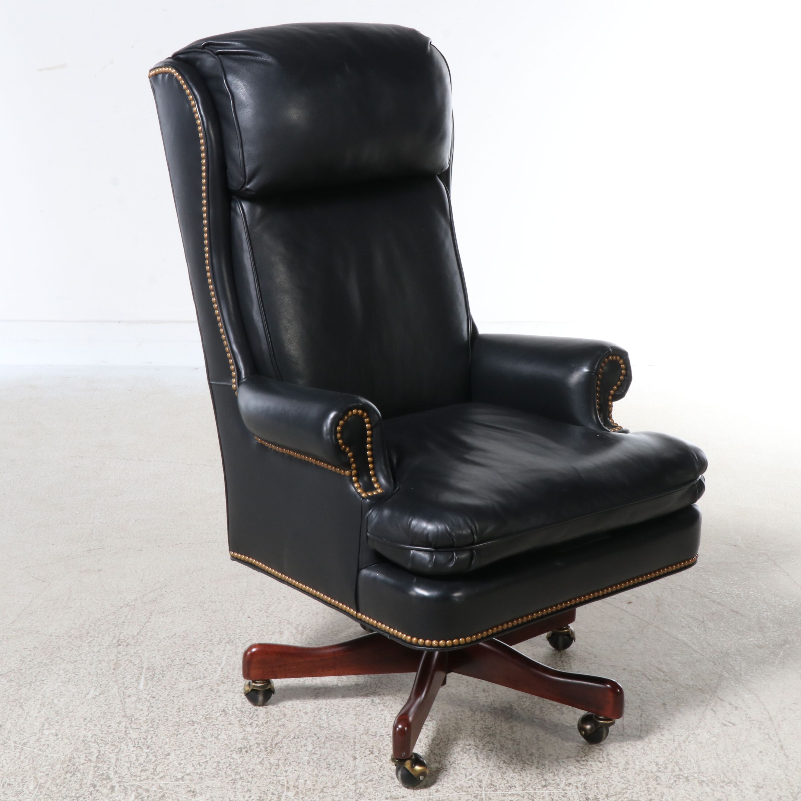 Executive Office Chair with Nail Head Trim