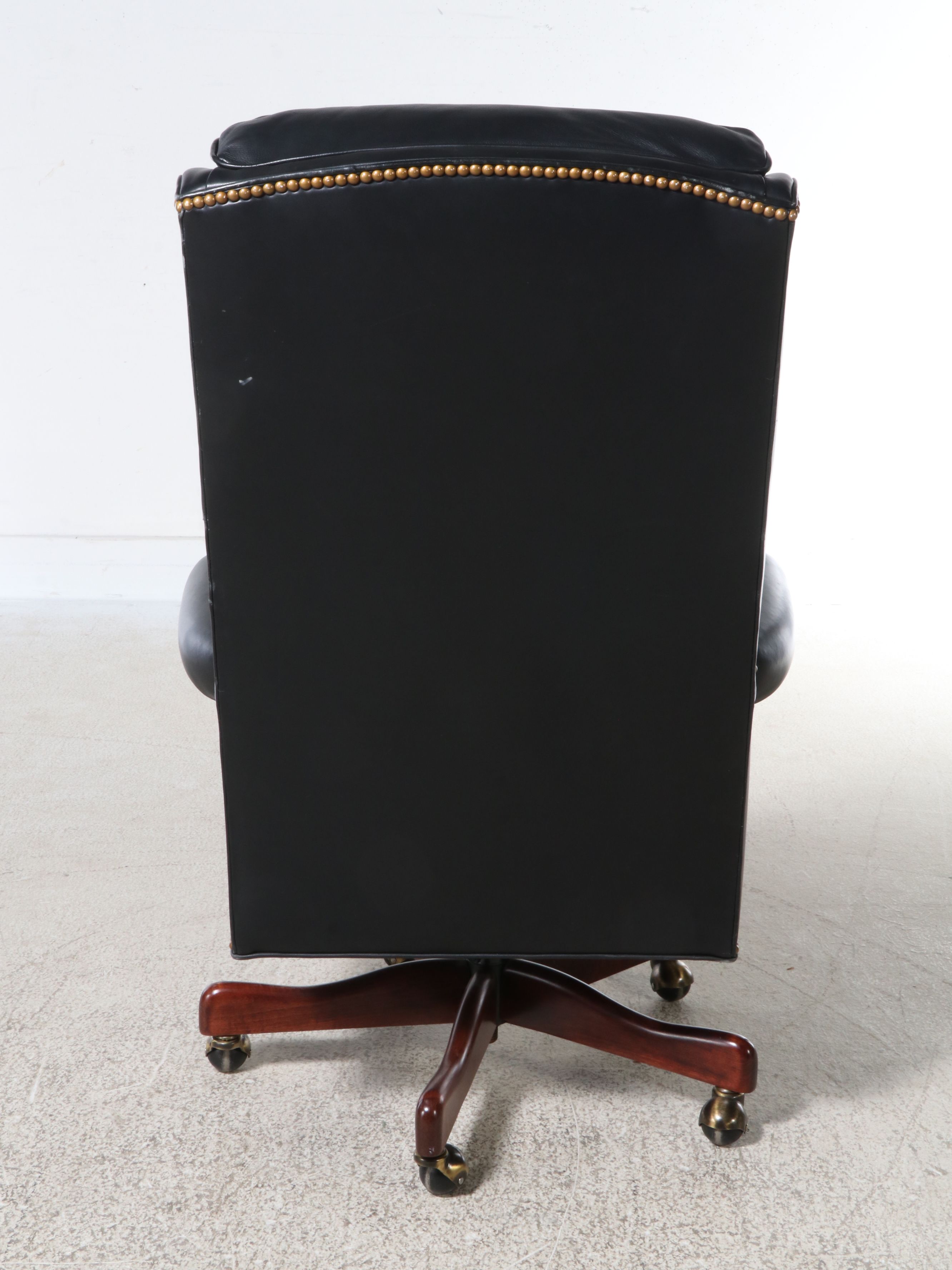 Executive Office Chair with Nail Head Trim