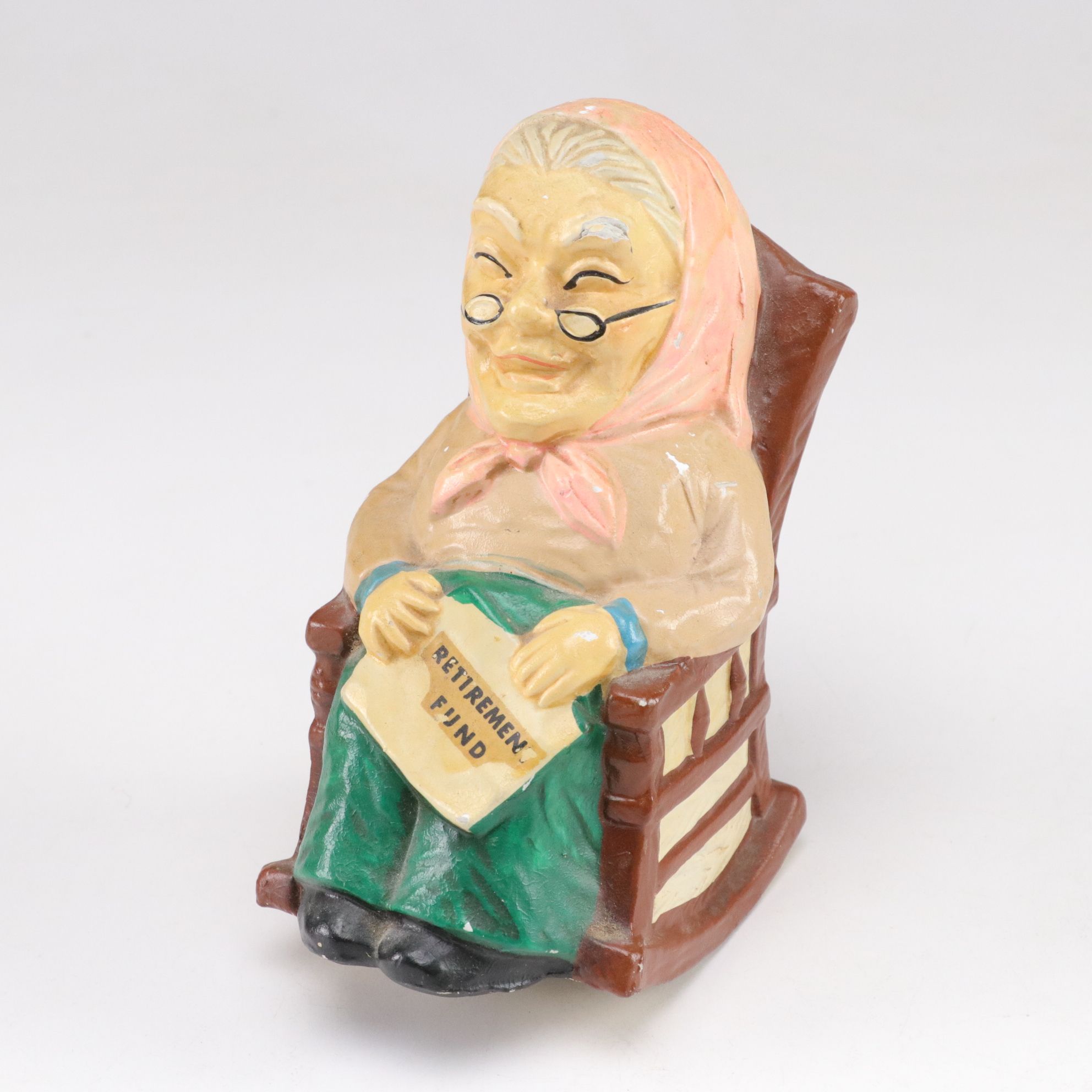 Uncle Sam's 3-Coin Register Bank with "Grandma" Bank, Carolers Music Box & More