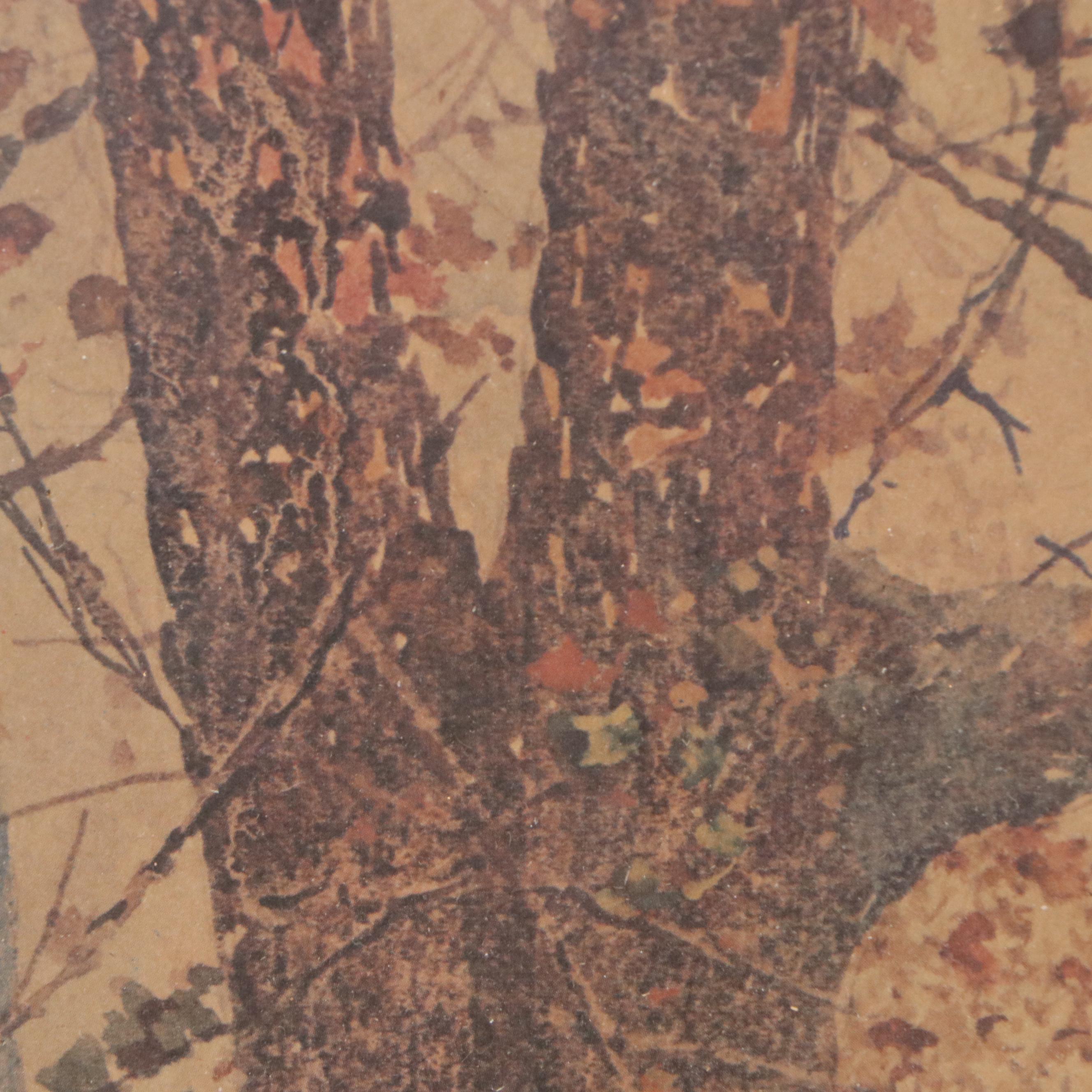 Offset Lithograph After Paul Sawyier "View of Wapping Street," 20th Century