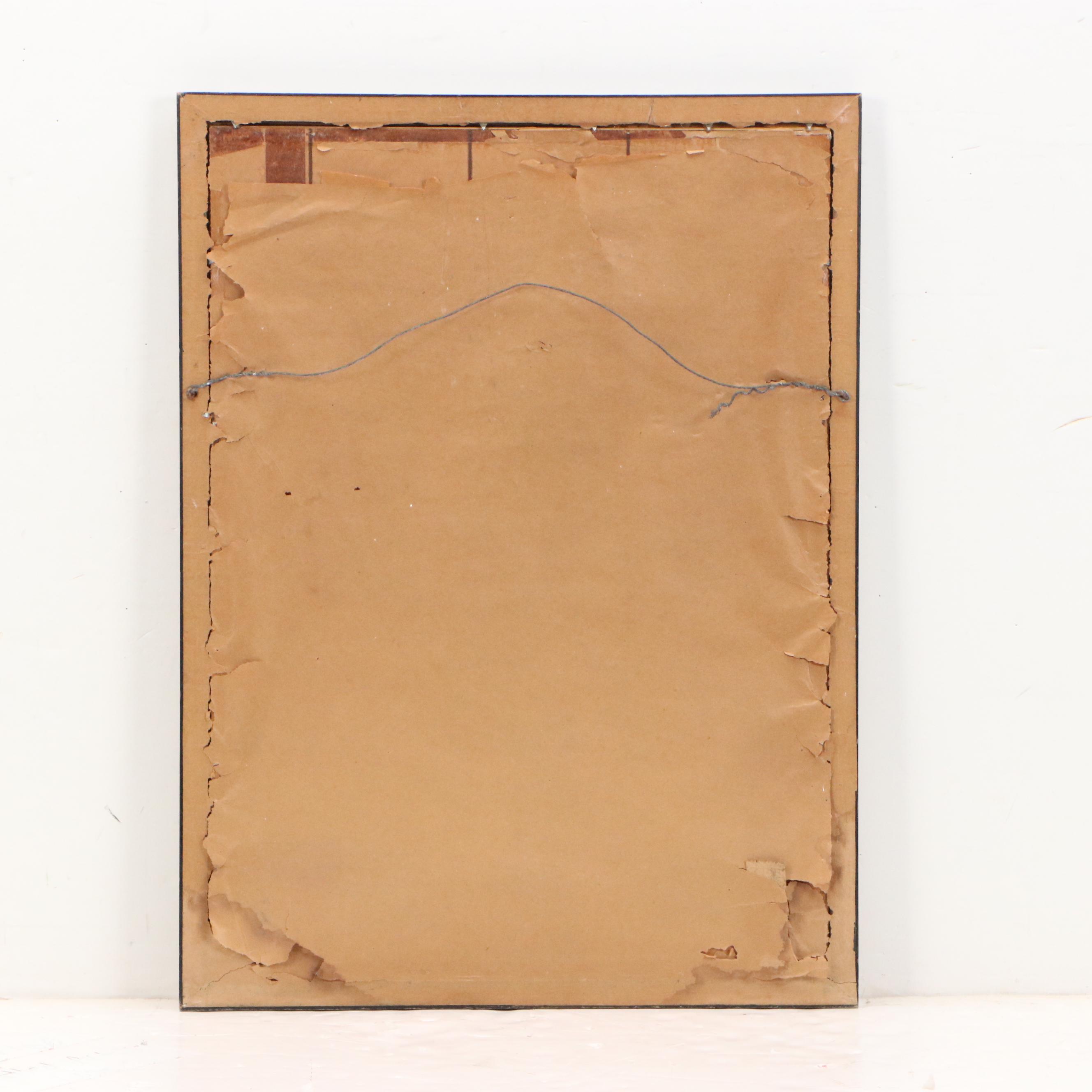 Offset Lithograph After Paul Sawyier "View of Wapping Street," 20th Century