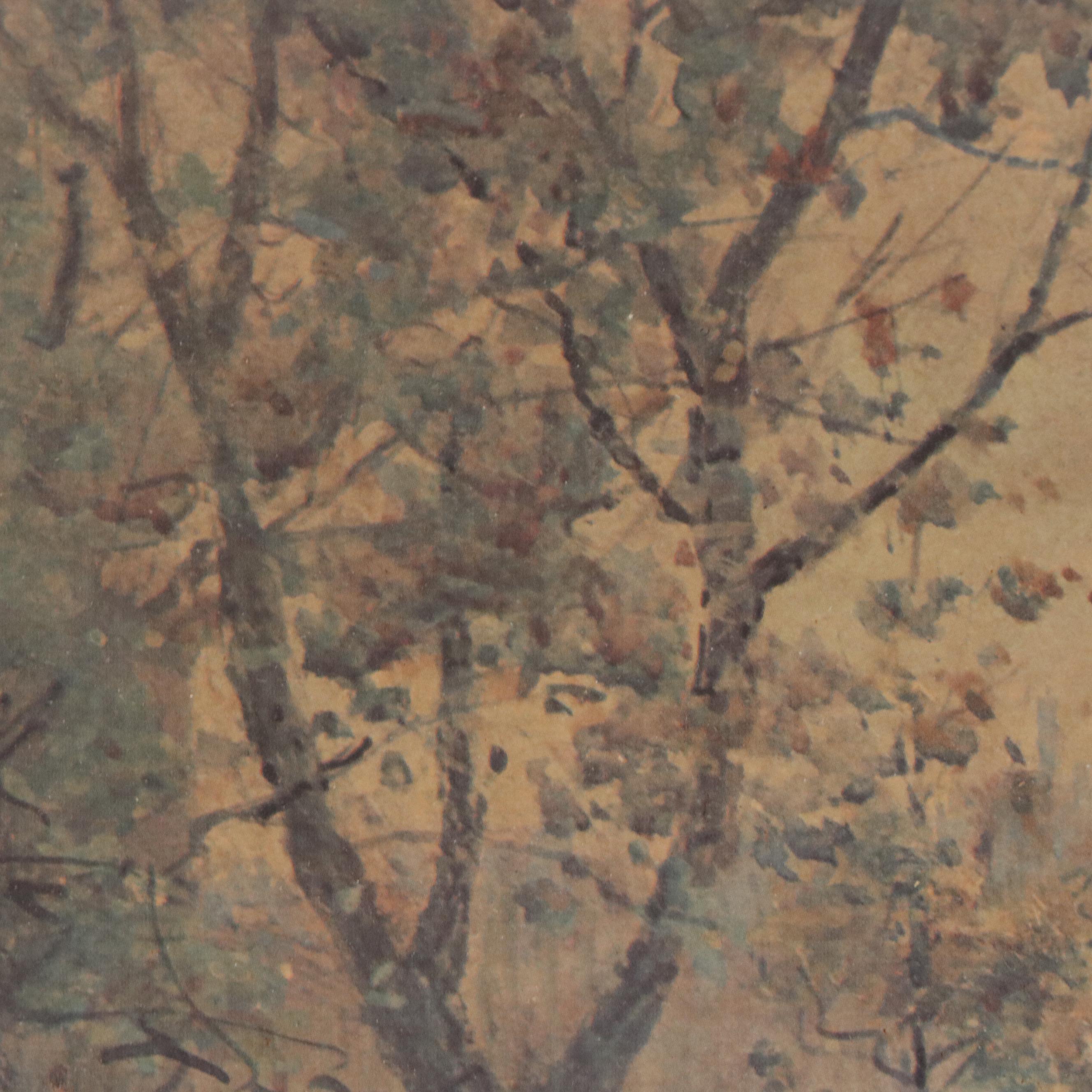 Offset Lithograph After Paul Sawyier "Old Capital Hotel," 20th Century