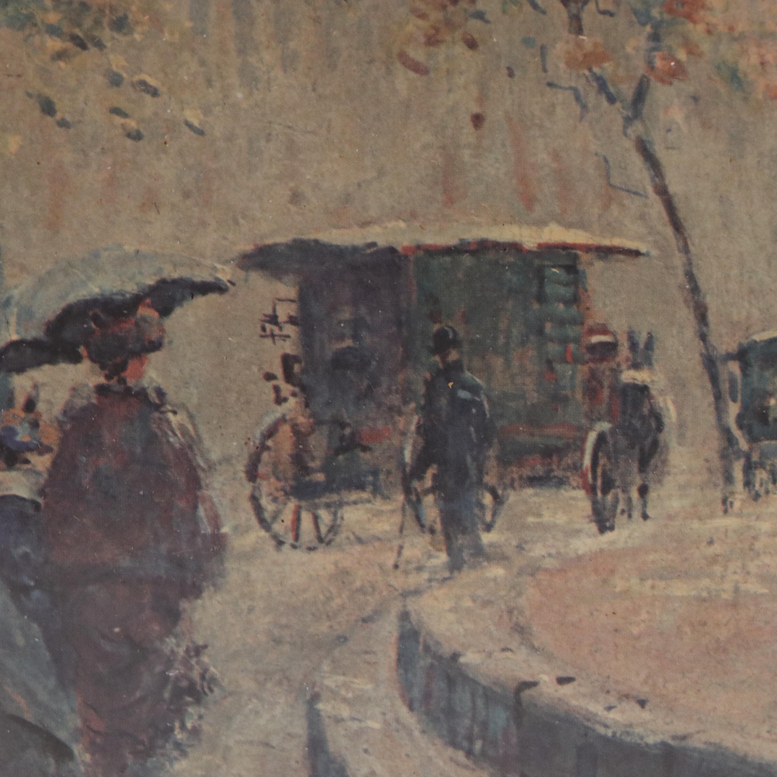 Offset Lithograph After Paul Sawyier "Old Capital Hotel," 20th Century