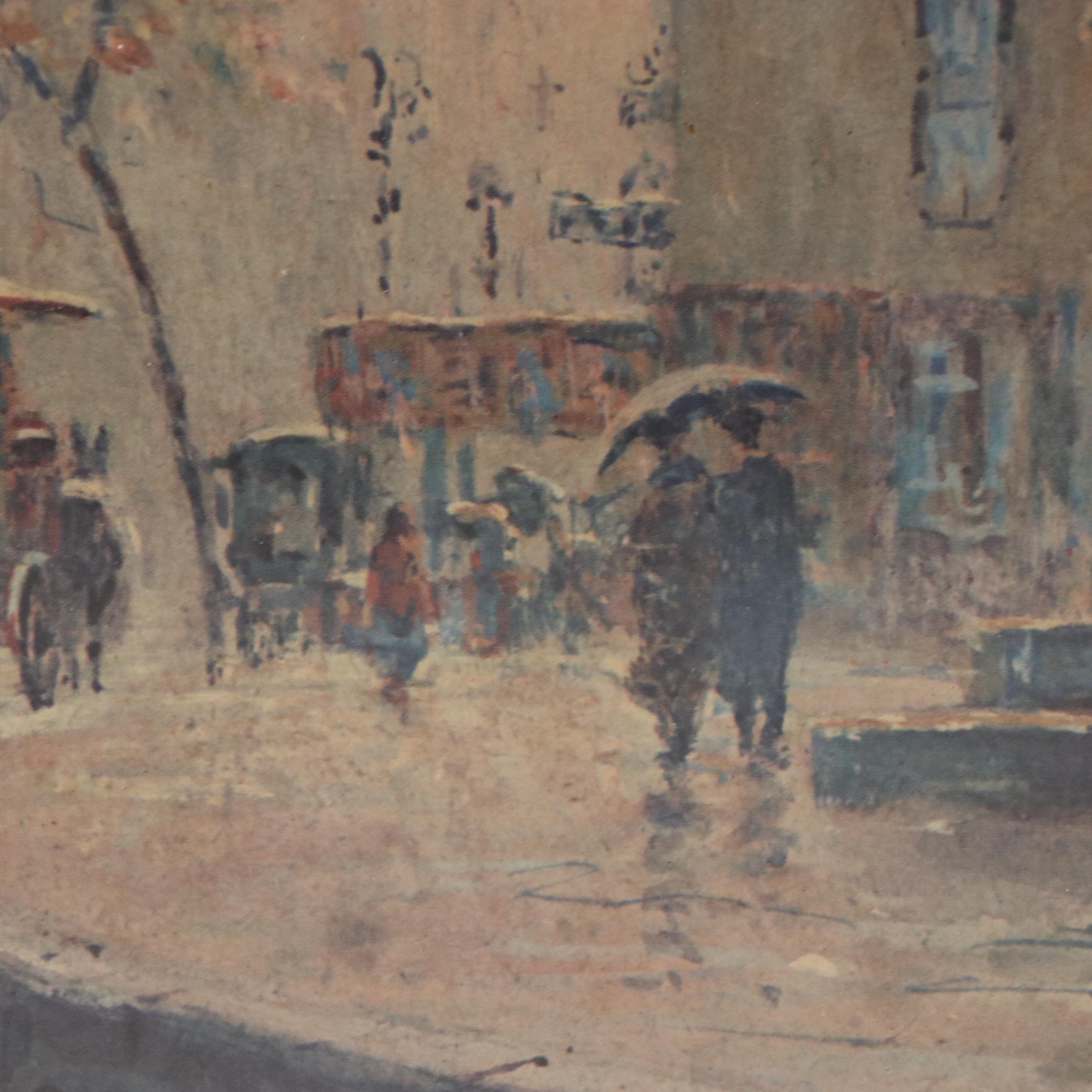 Offset Lithograph After Paul Sawyier "Old Capital Hotel," 20th Century