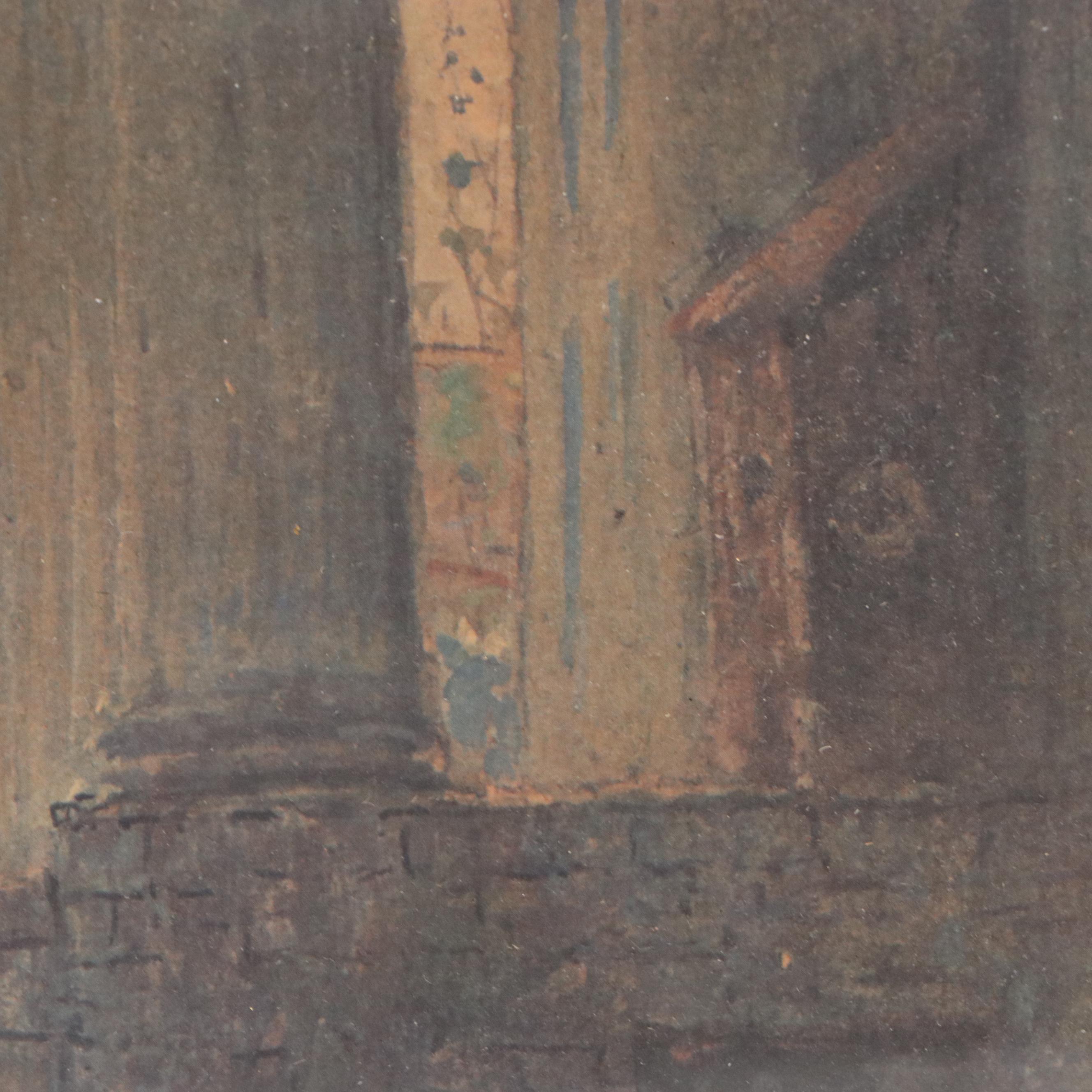 Offset Lithograph After Paul Sawyier "Old Capital Hotel," 20th Century