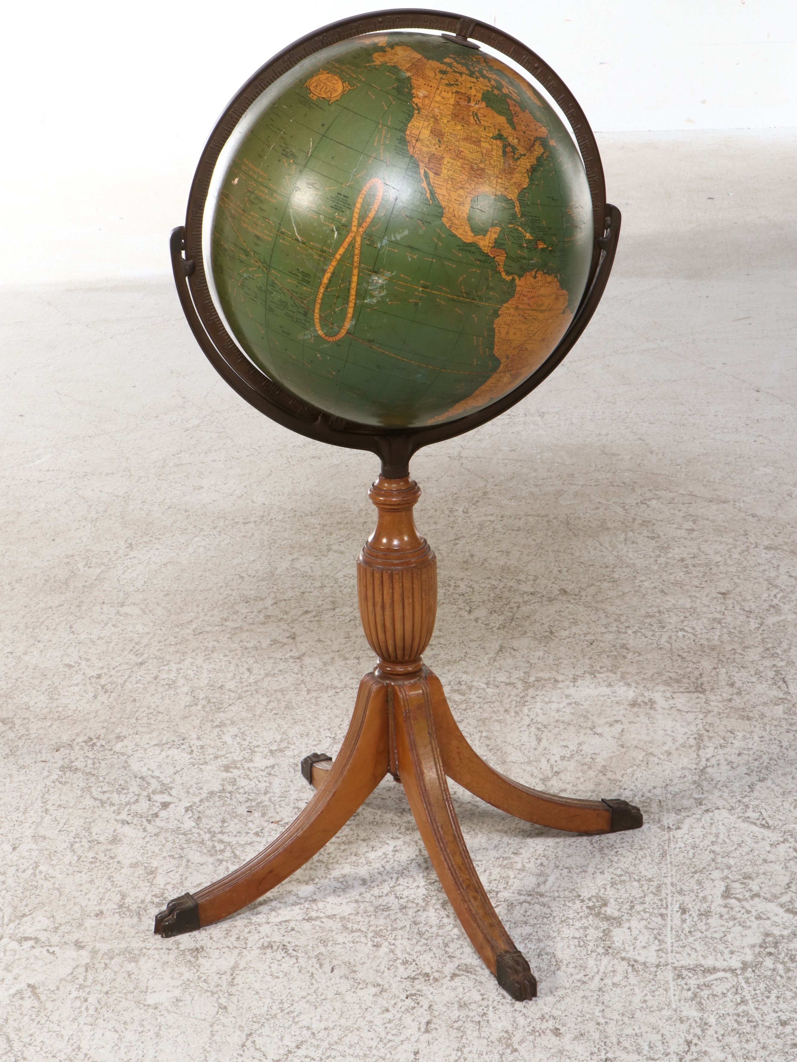 Gram's "16 Inch Political Terrestrial" Standing Globe