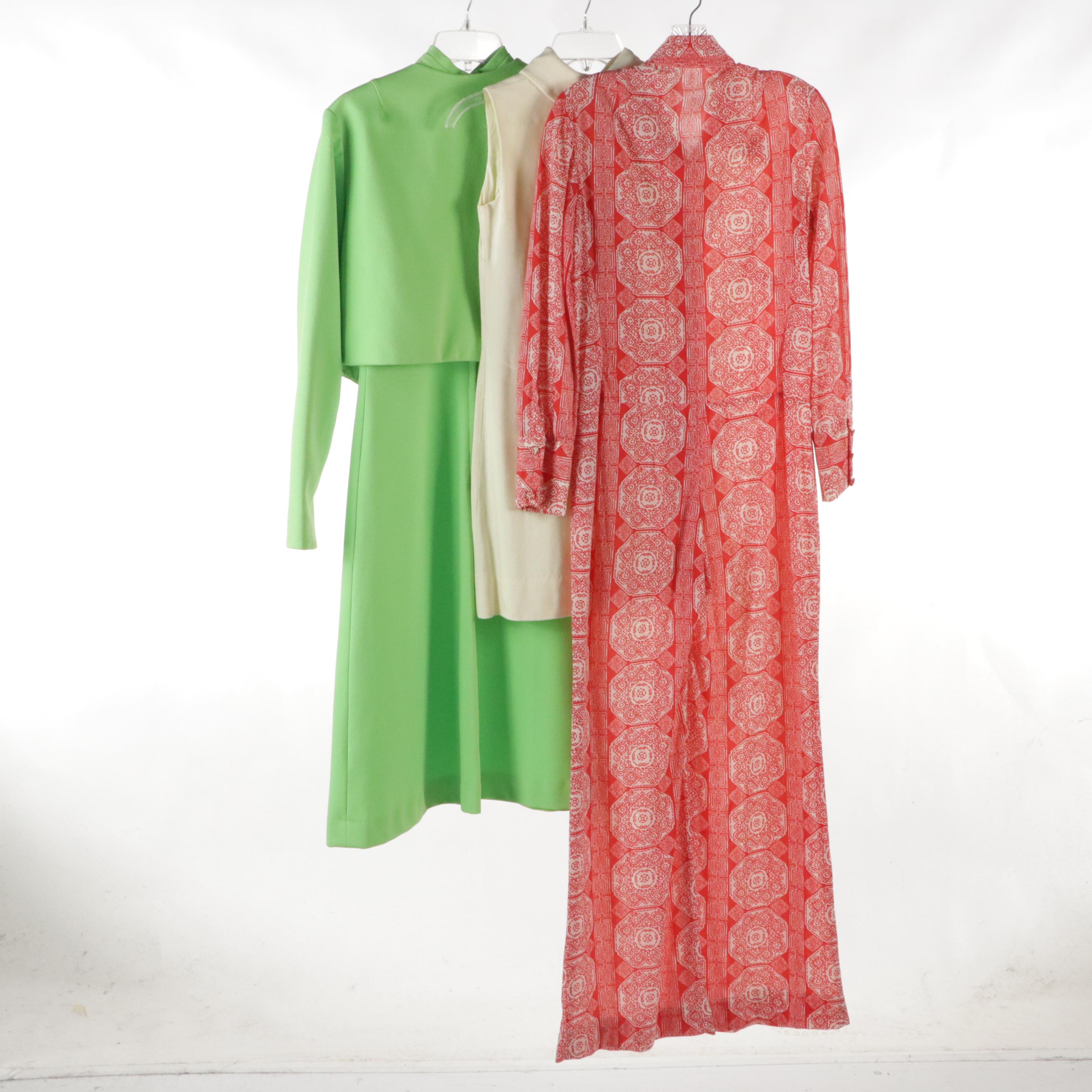 Vintage Bandbox Mini Dress, Jr. Theme Midi Dress & Jacket with Other Jumpsuit