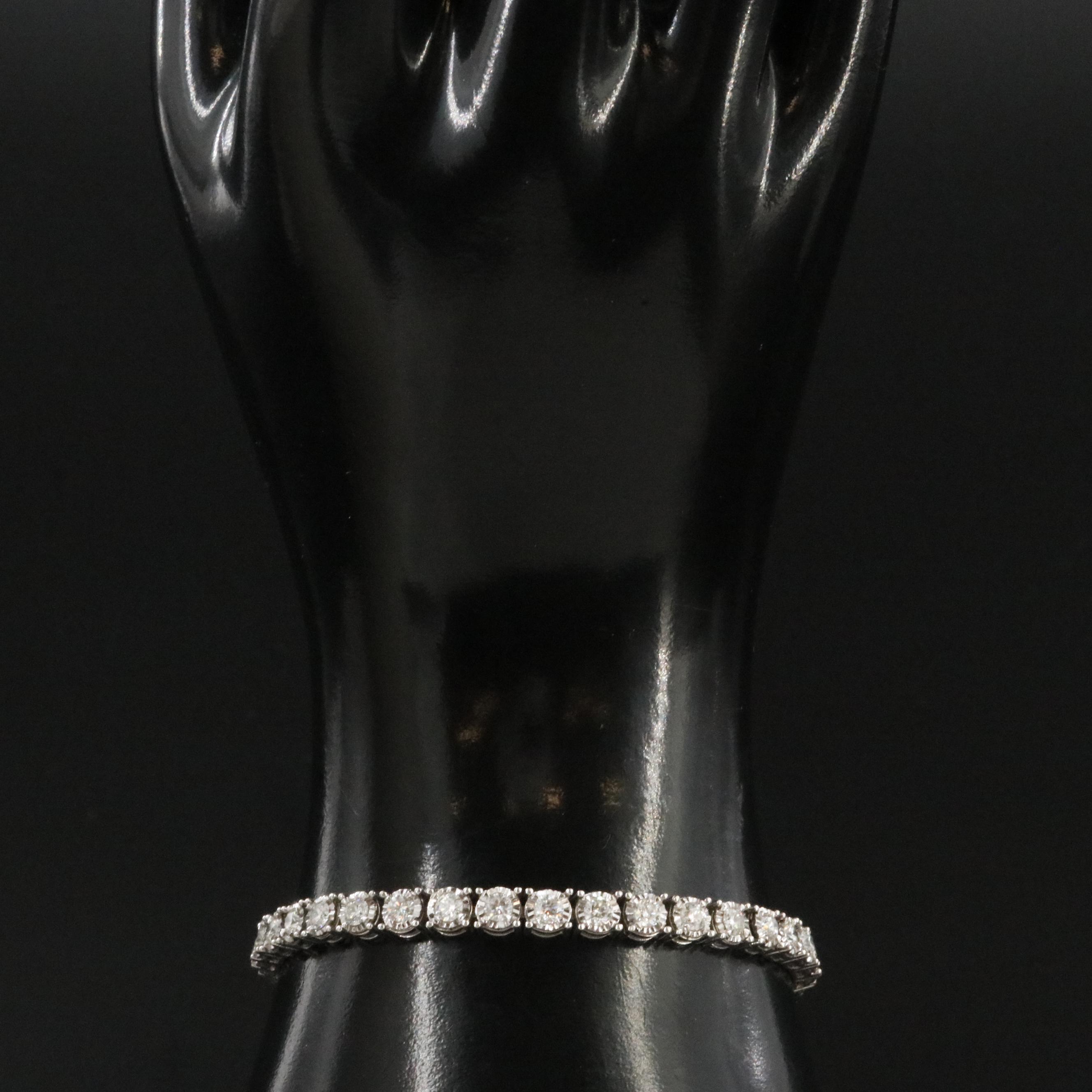 14K 4.00 CTW Diamond Line Bracelet