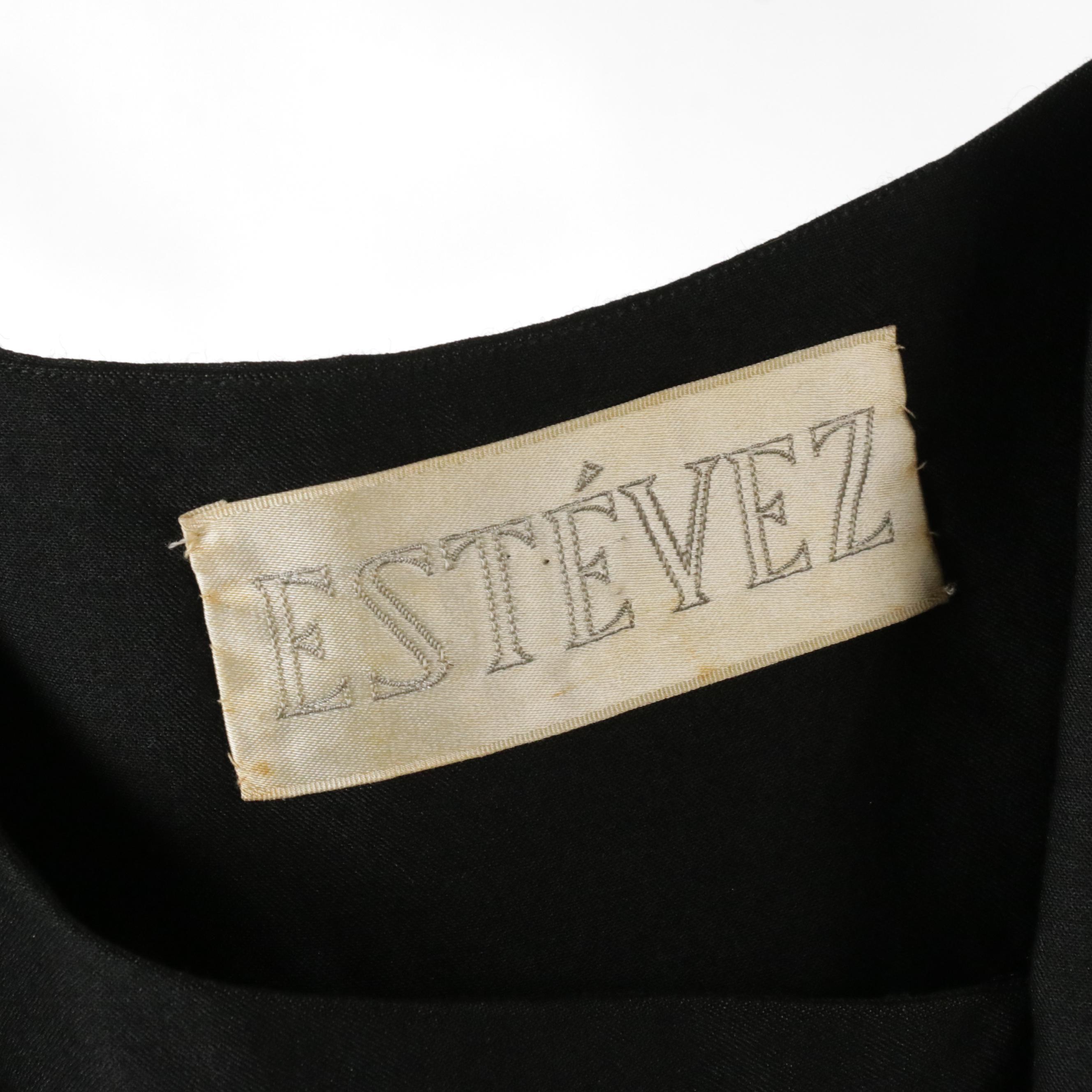 Estévez Black Belted, Yellow Ruffle Sleeve and Pink Pattered Cocktail Dresses