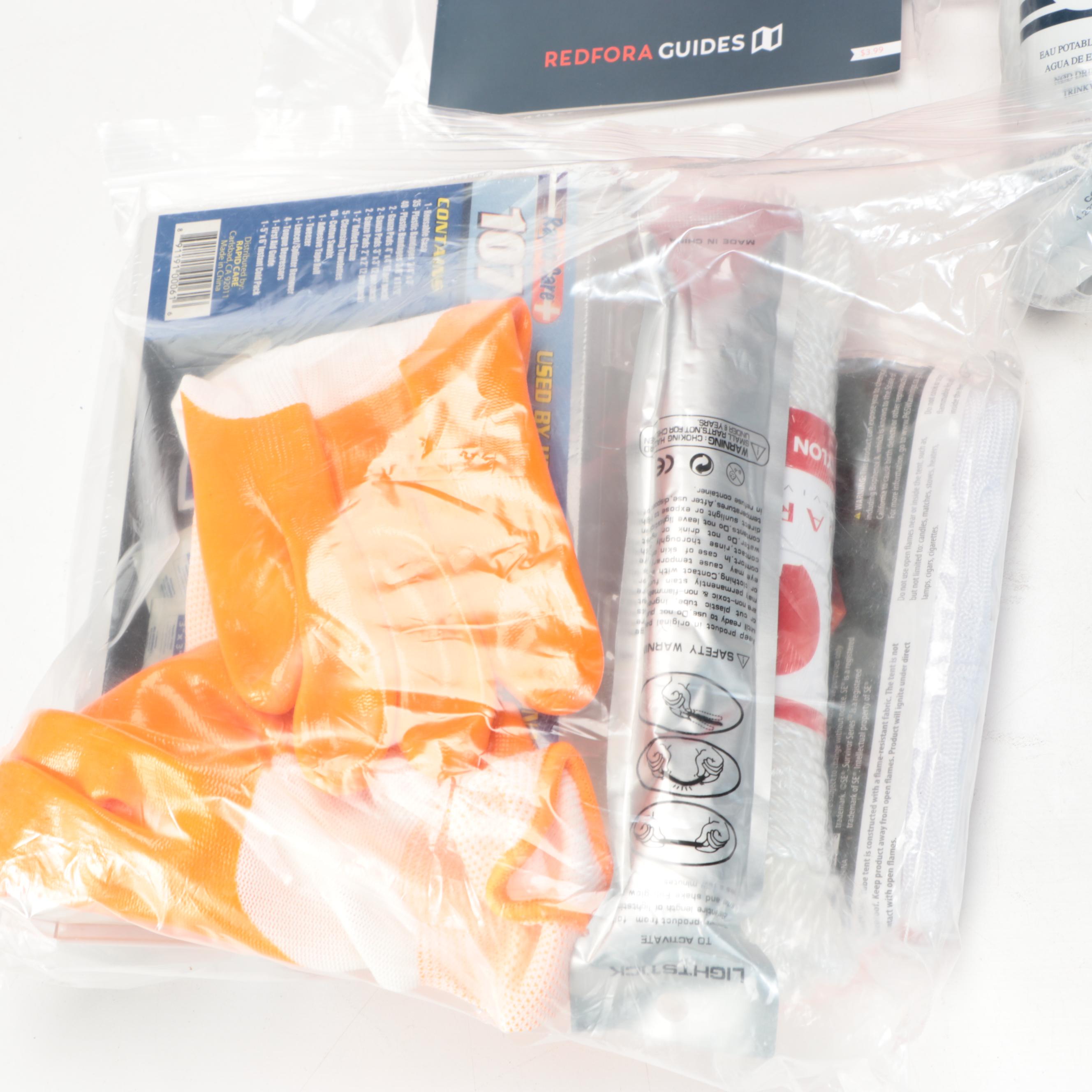 Redfora Guides Emergency Tent Kit with Coleman Butane Stove