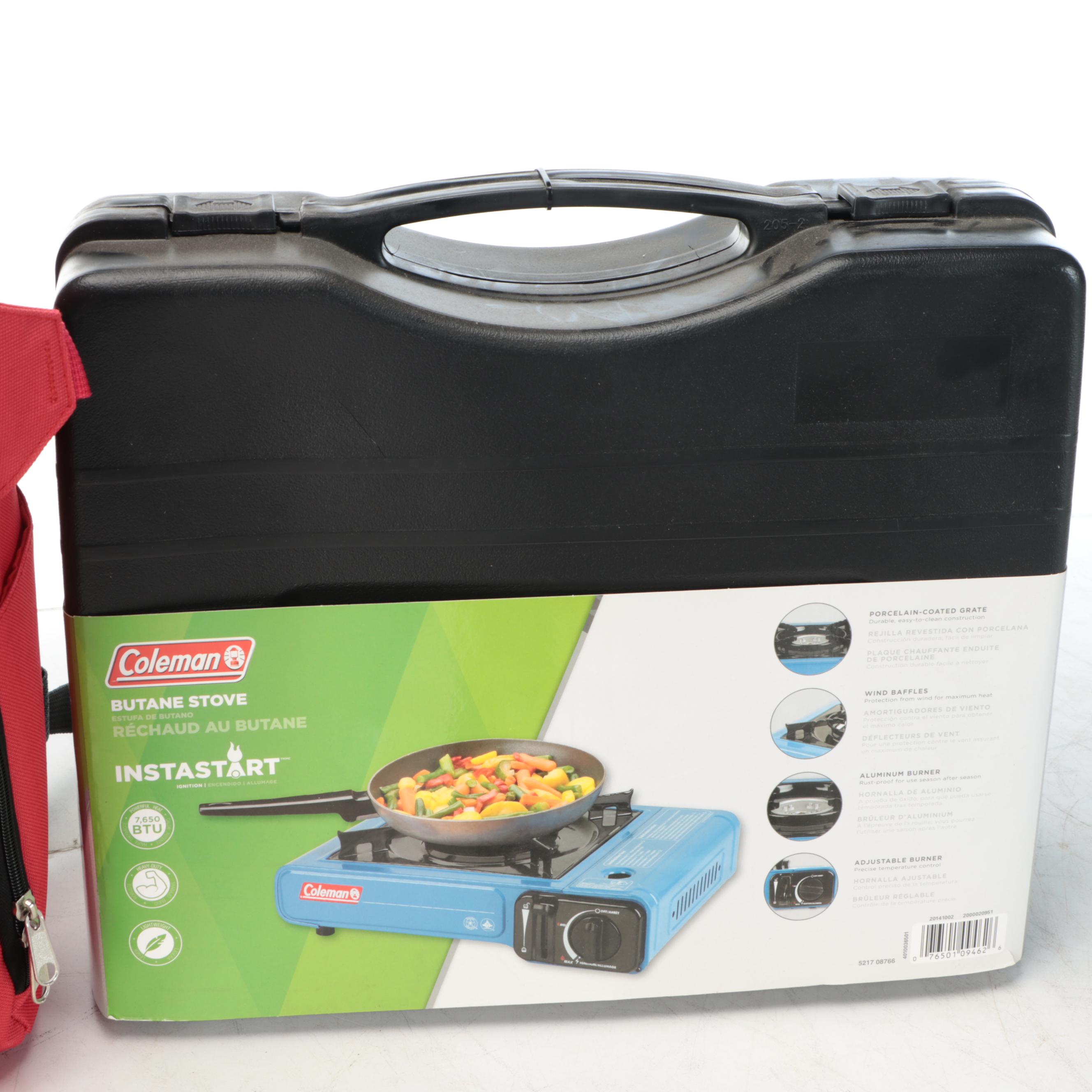 Redfora Guides Emergency Tent Kit with Coleman Butane Stove