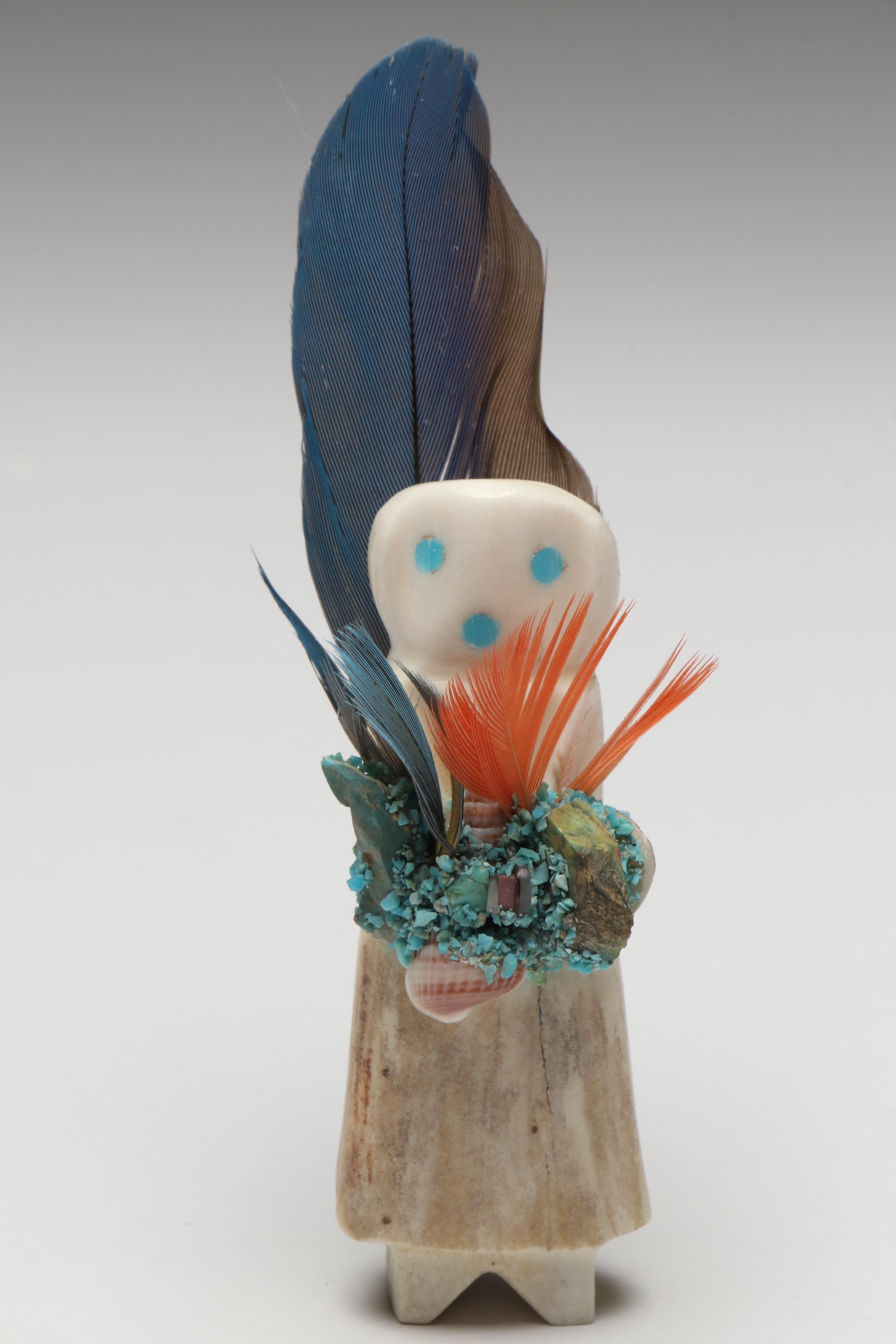 Zuni Carved Stone Cat, Bears, Lizard and More Animal Fetishes