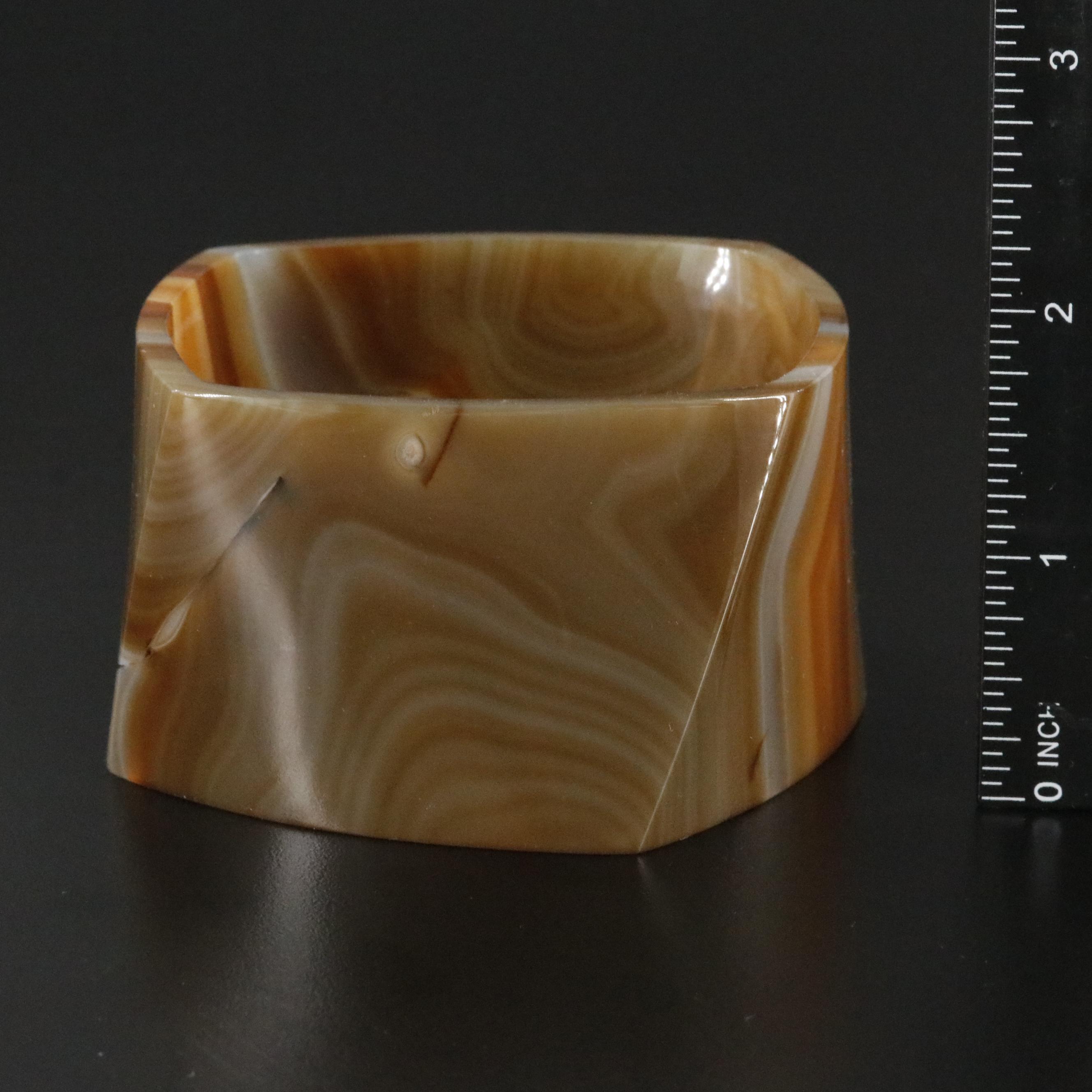 Frank Gehry for Tiffany & Co. Agate Torque Bracelet