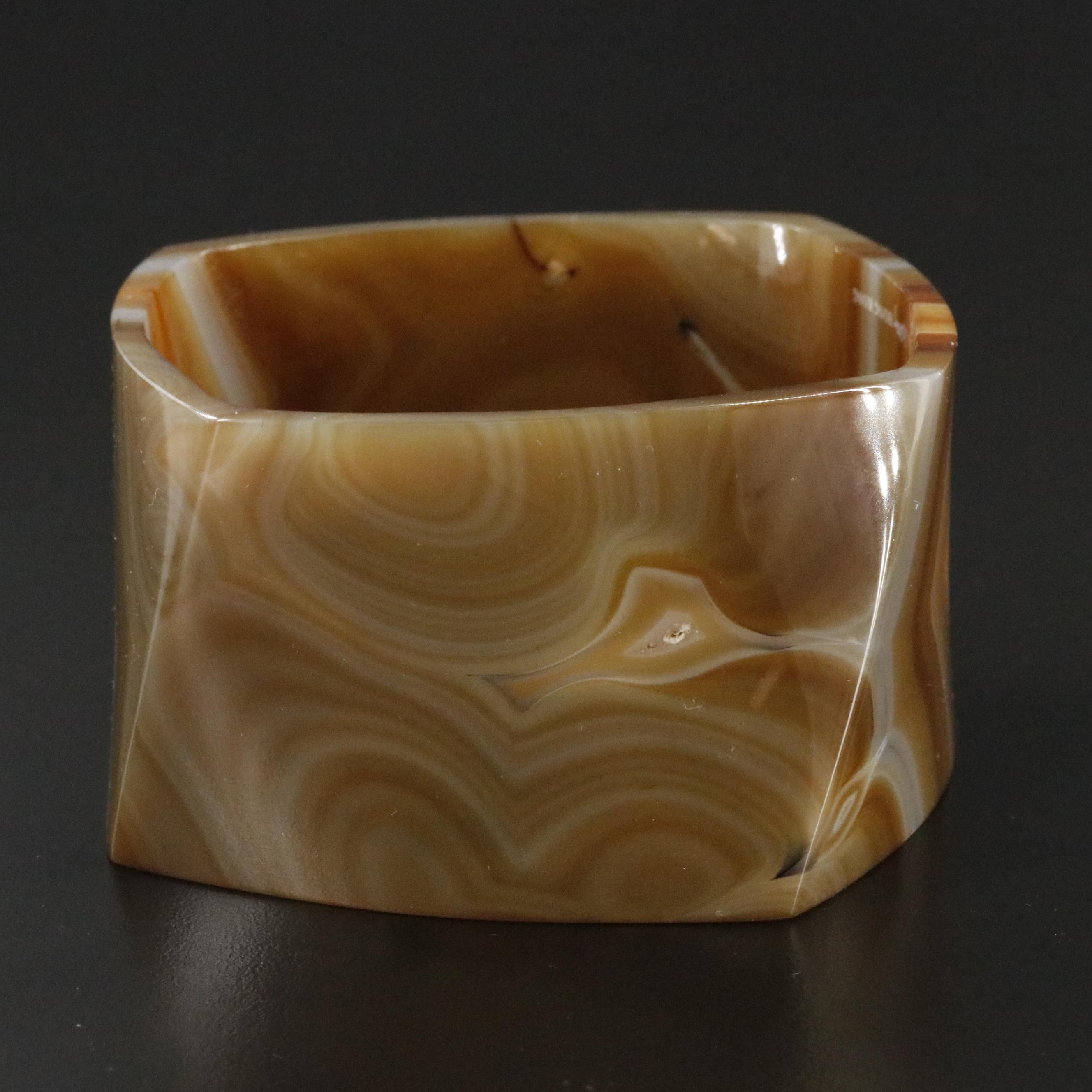 Frank Gehry for Tiffany & Co. Agate Torque Bracelet