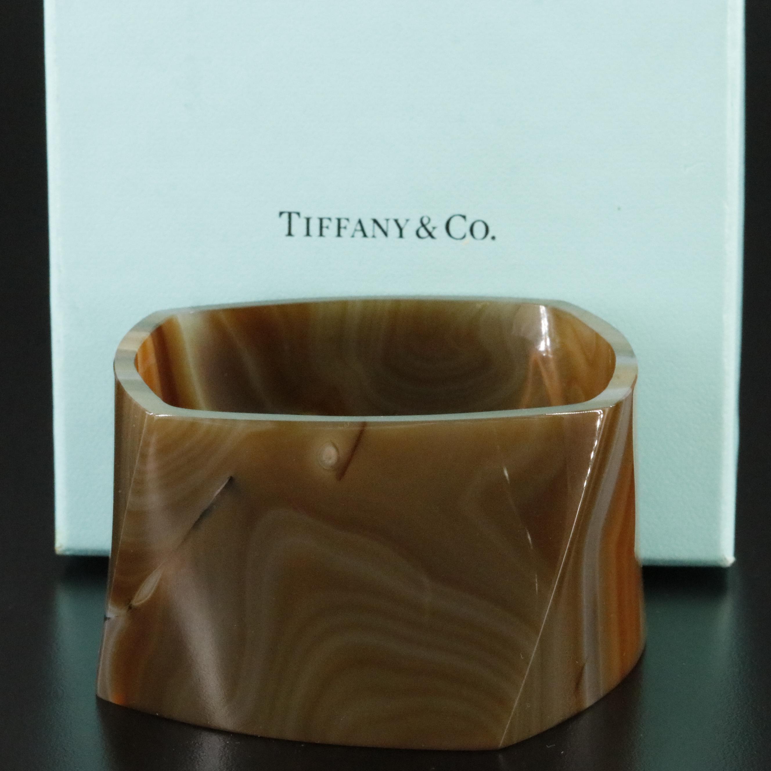 Frank Gehry for Tiffany & Co. Agate Torque Bracelet