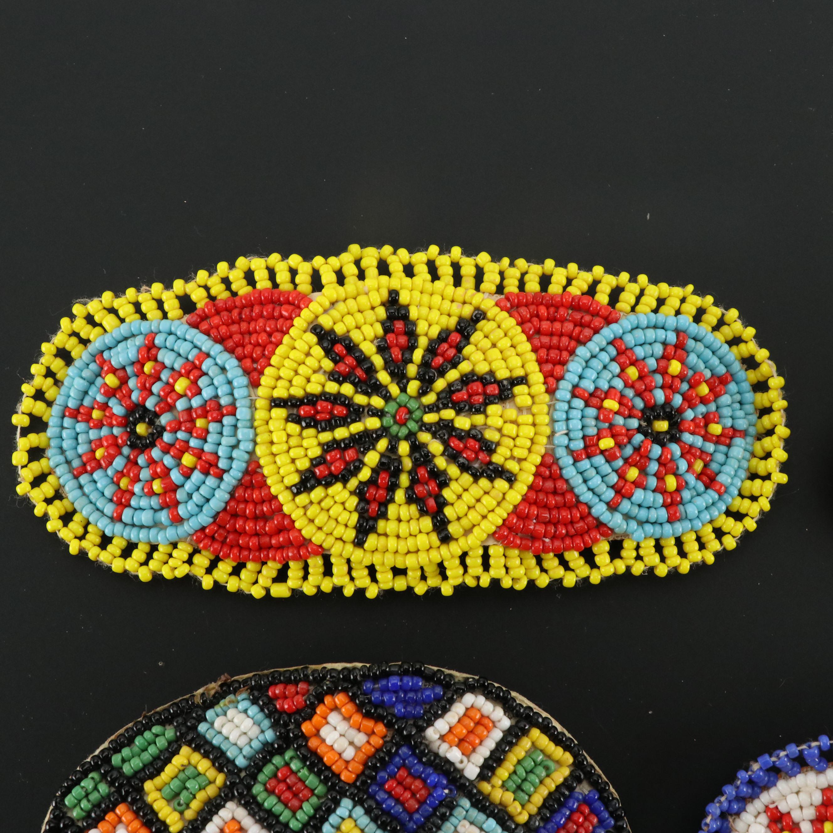 Southwestern Style Hand-Beaded Hair Barrette Accessories