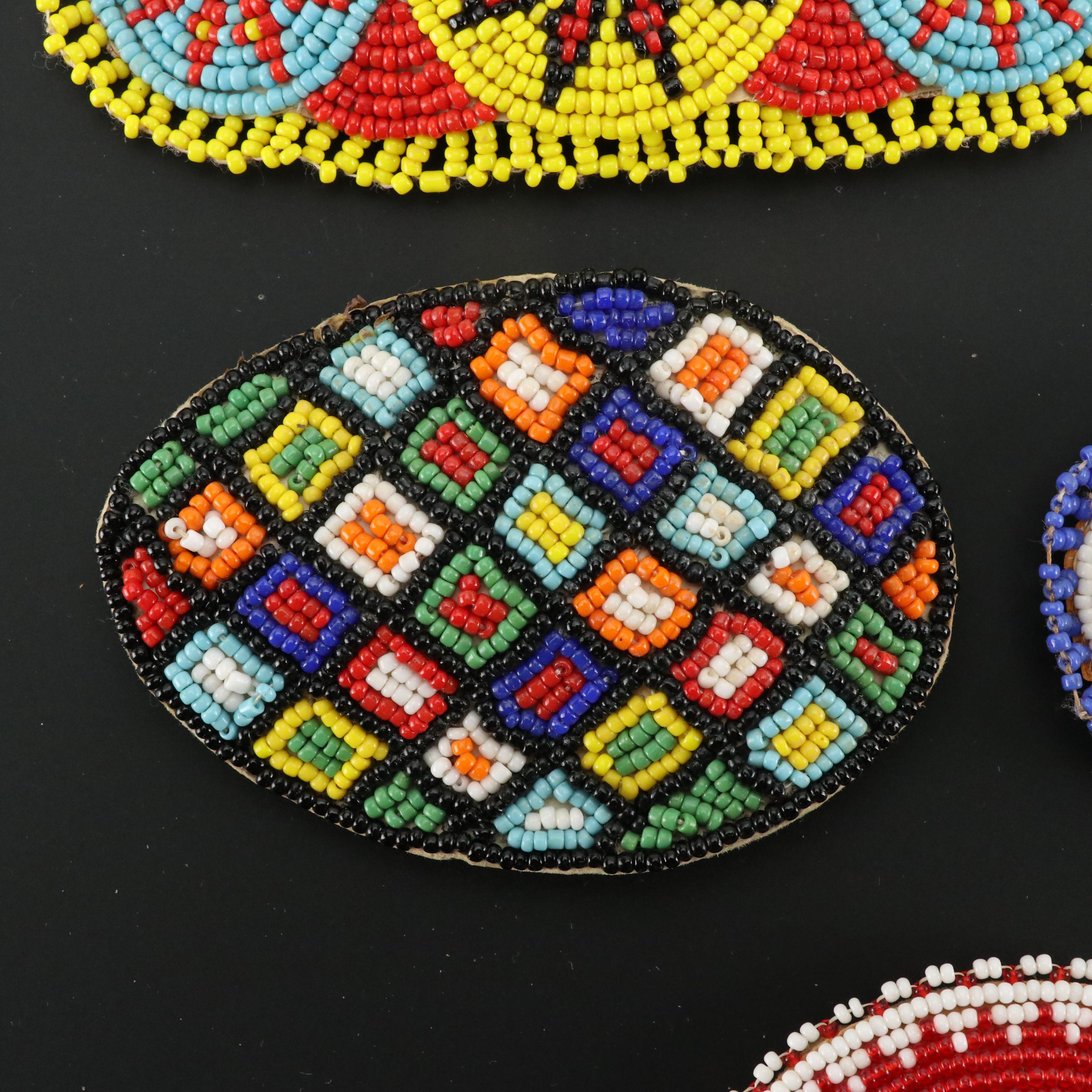 Southwestern Style Hand-Beaded Hair Barrette Accessories
