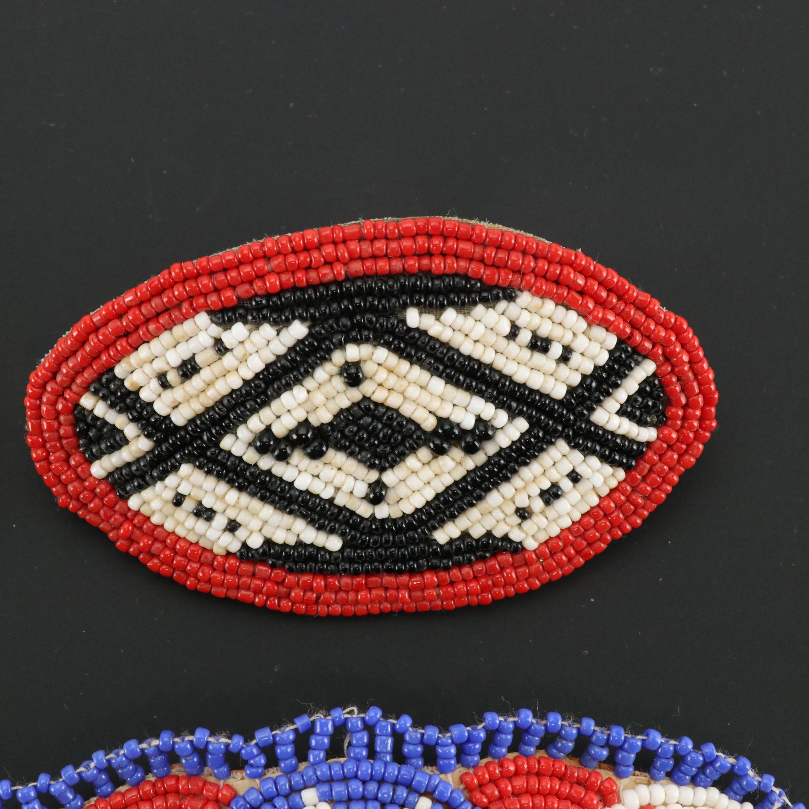 Southwestern Style Hand-Beaded Hair Barrette Accessories