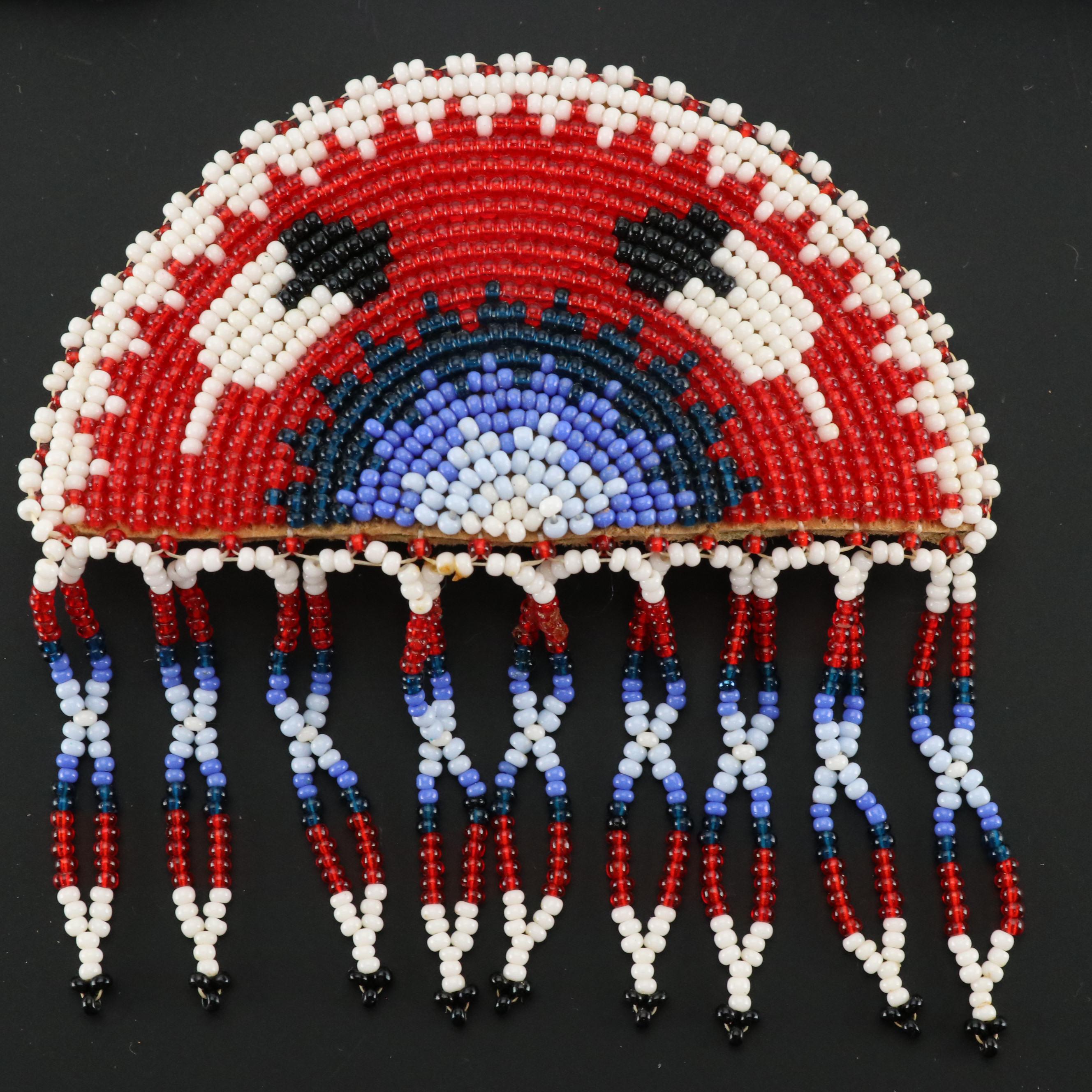 Southwestern Style Hand-Beaded Hair Barrette Accessories