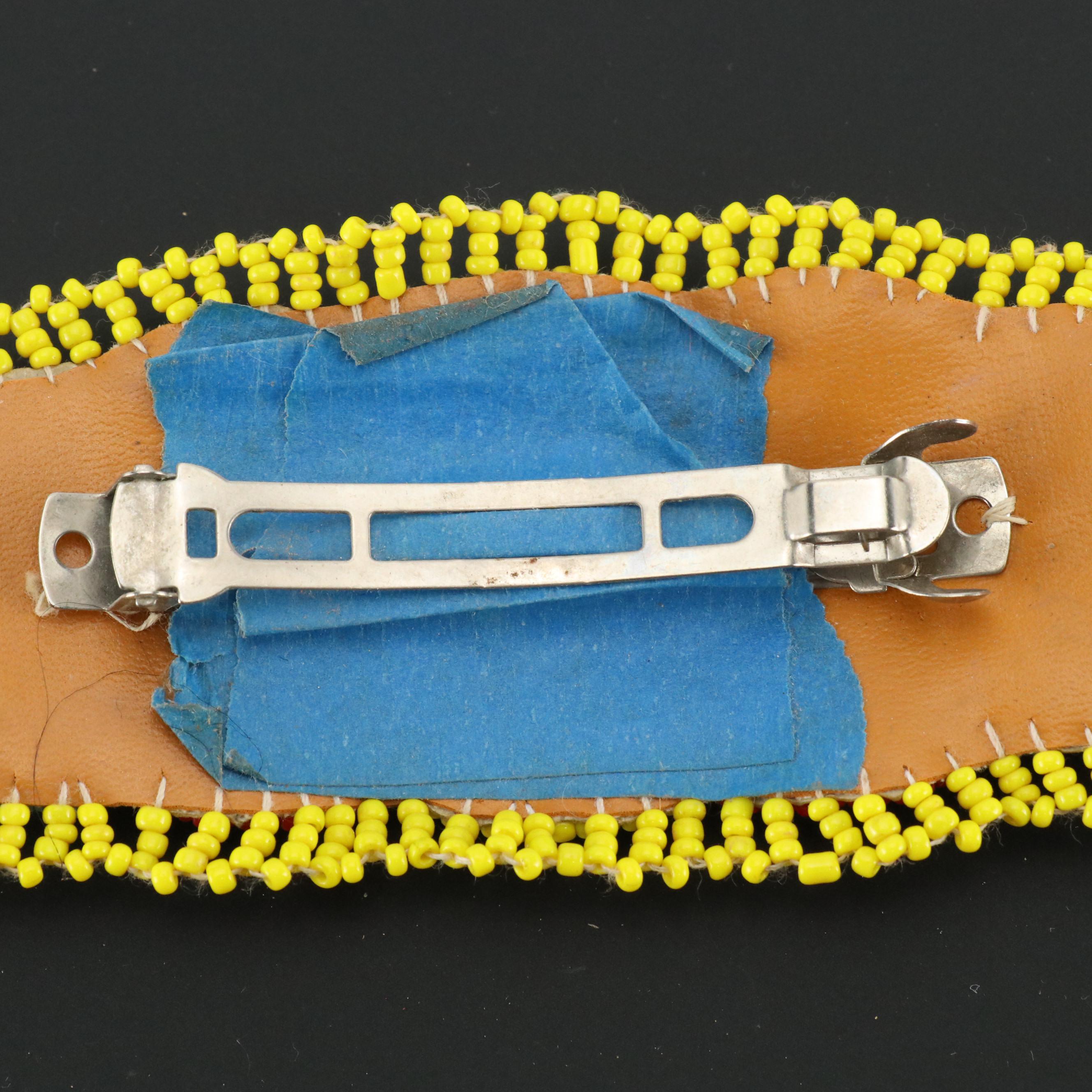 Southwestern Style Hand-Beaded Hair Barrette Accessories