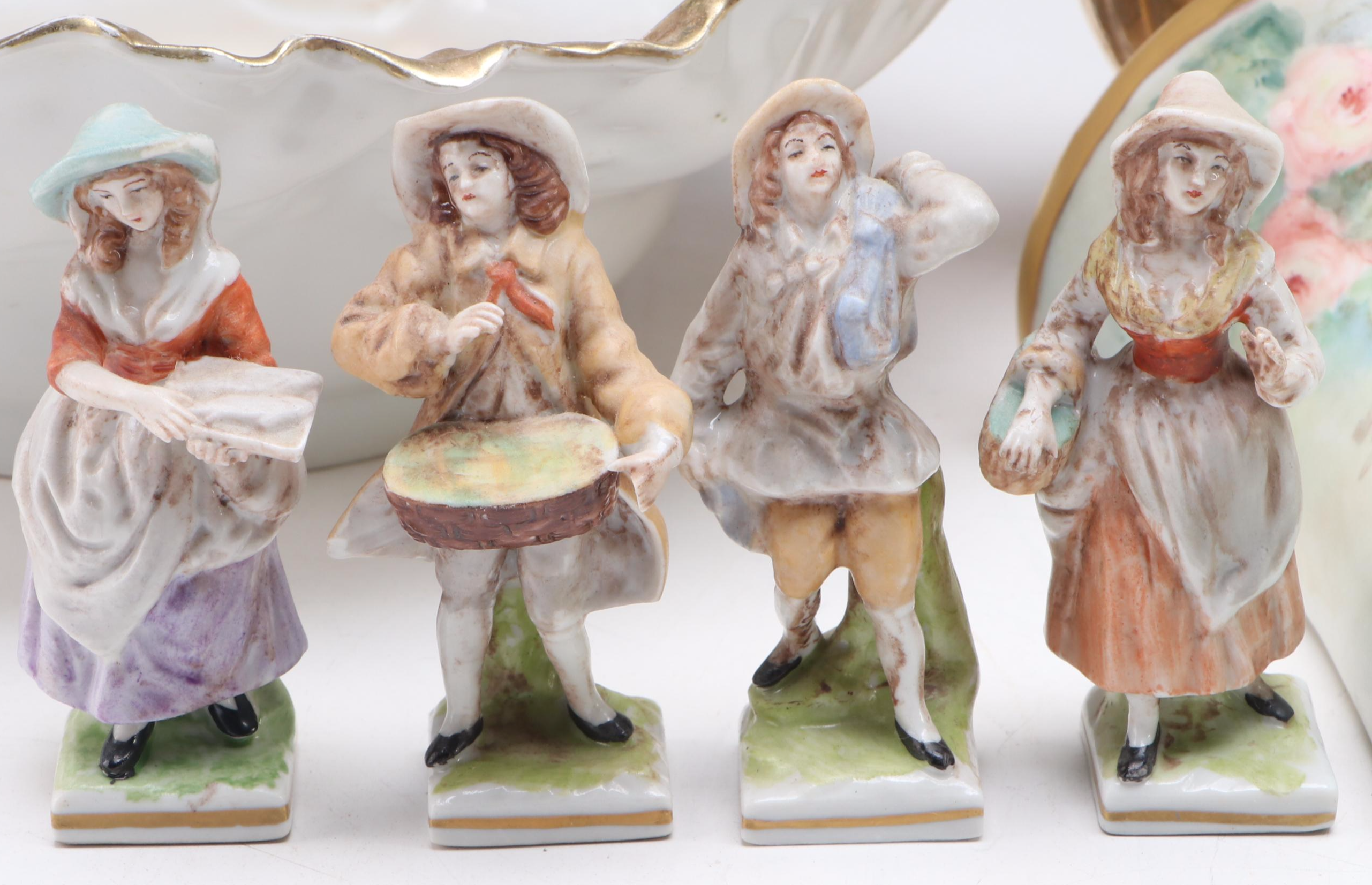 Royal Bayreuth Bavaria Porcelain Bowl, Floral Ceramic Wall Vase and More