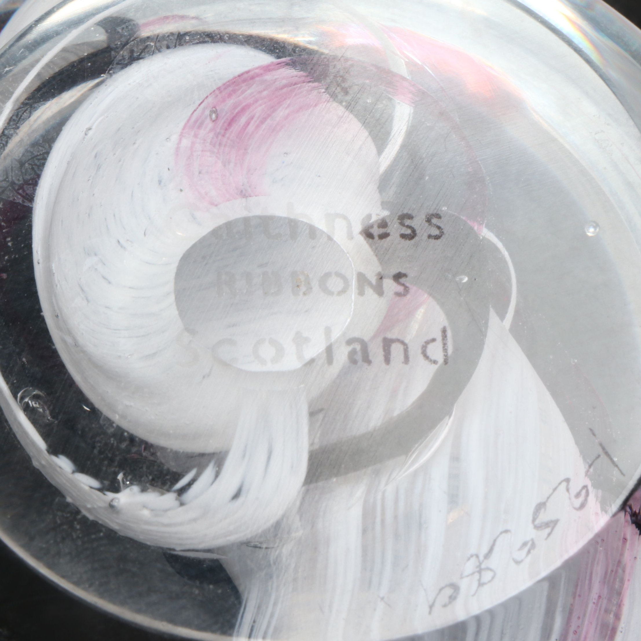 Caithness "Ribbons", "Maydance", "Moon Crystal" and Other Glass Paperweights