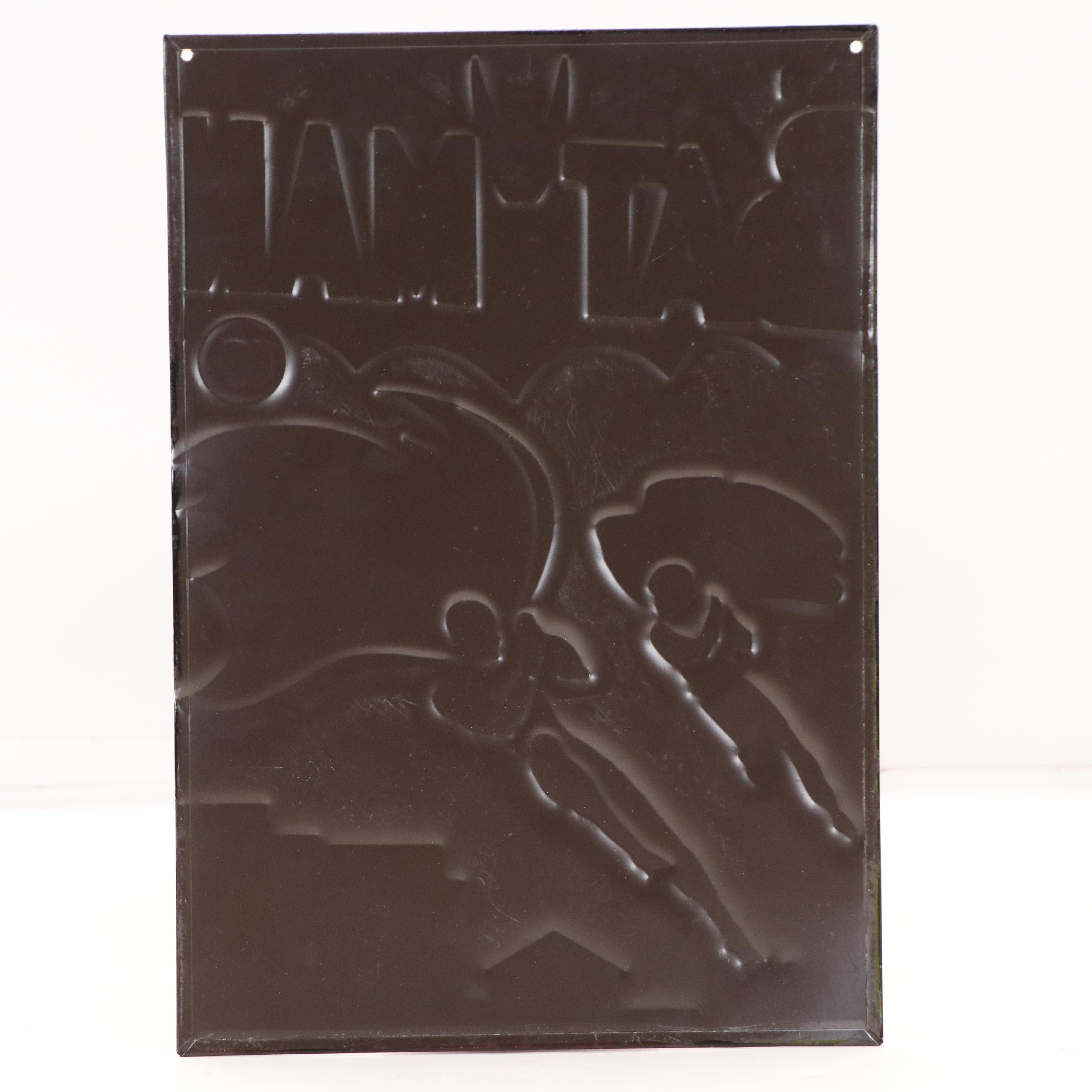 Halftone on Tin "Batman" No. 1 Comic Book Wall Hanging