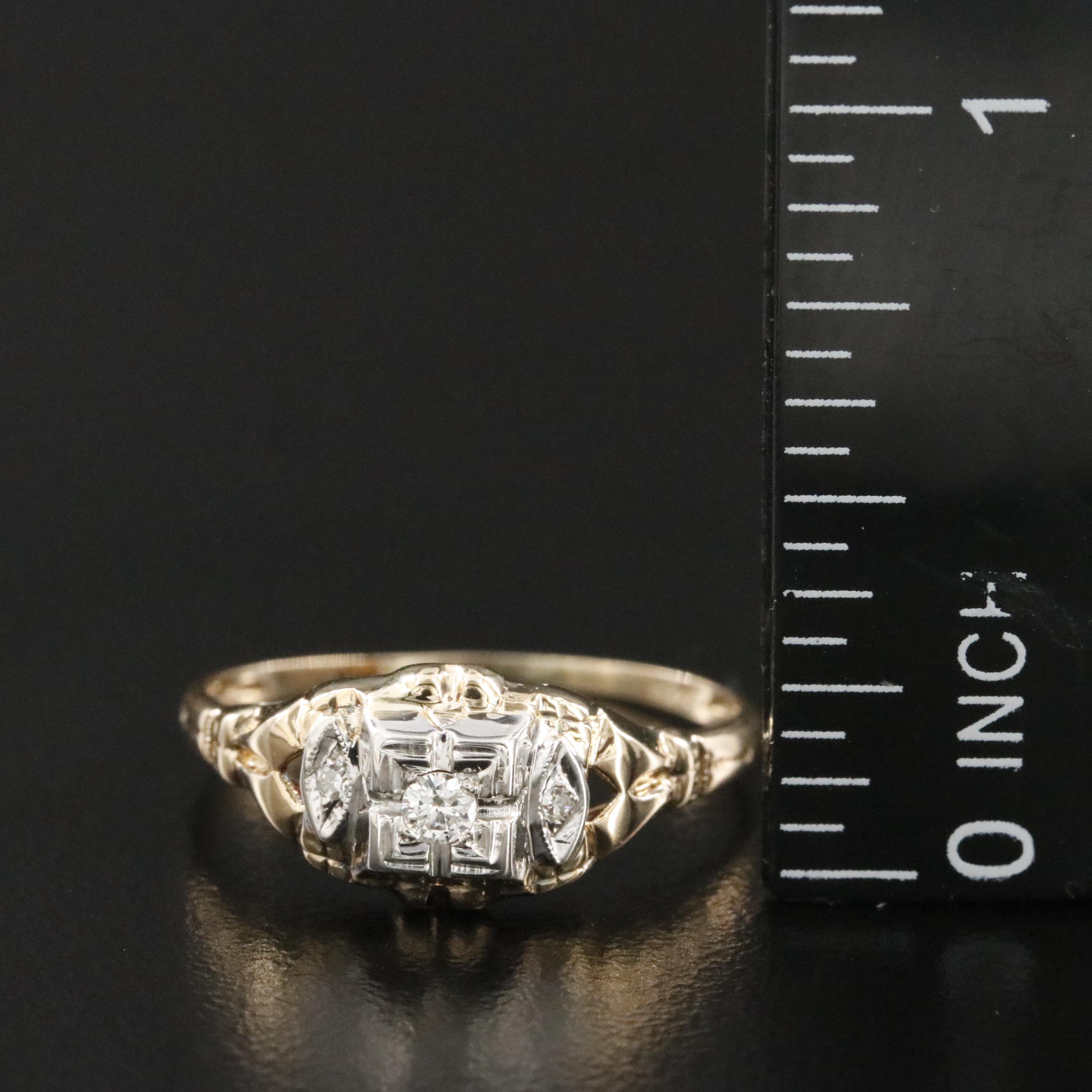 14K 0.06 CTW Diamond Ring