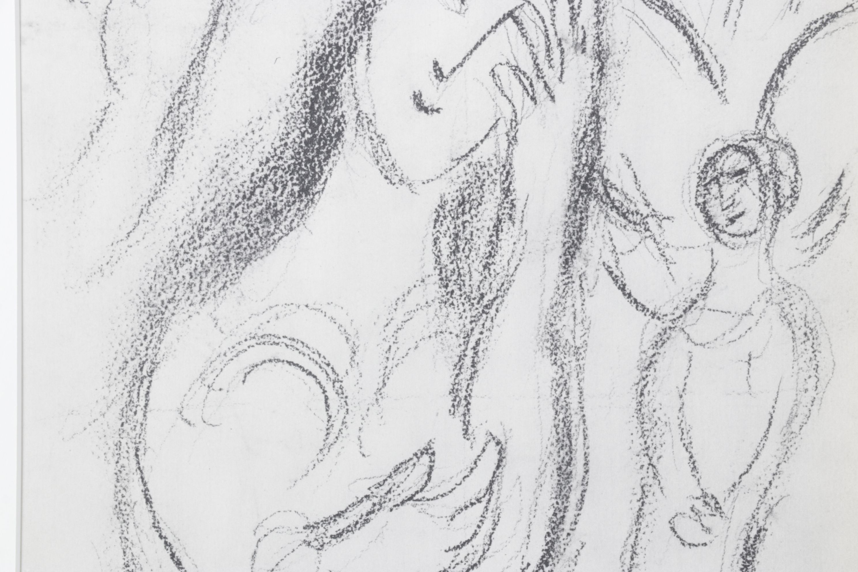 After Marc Chagall Offset Lithograph "Sarah and the Angels", 1960