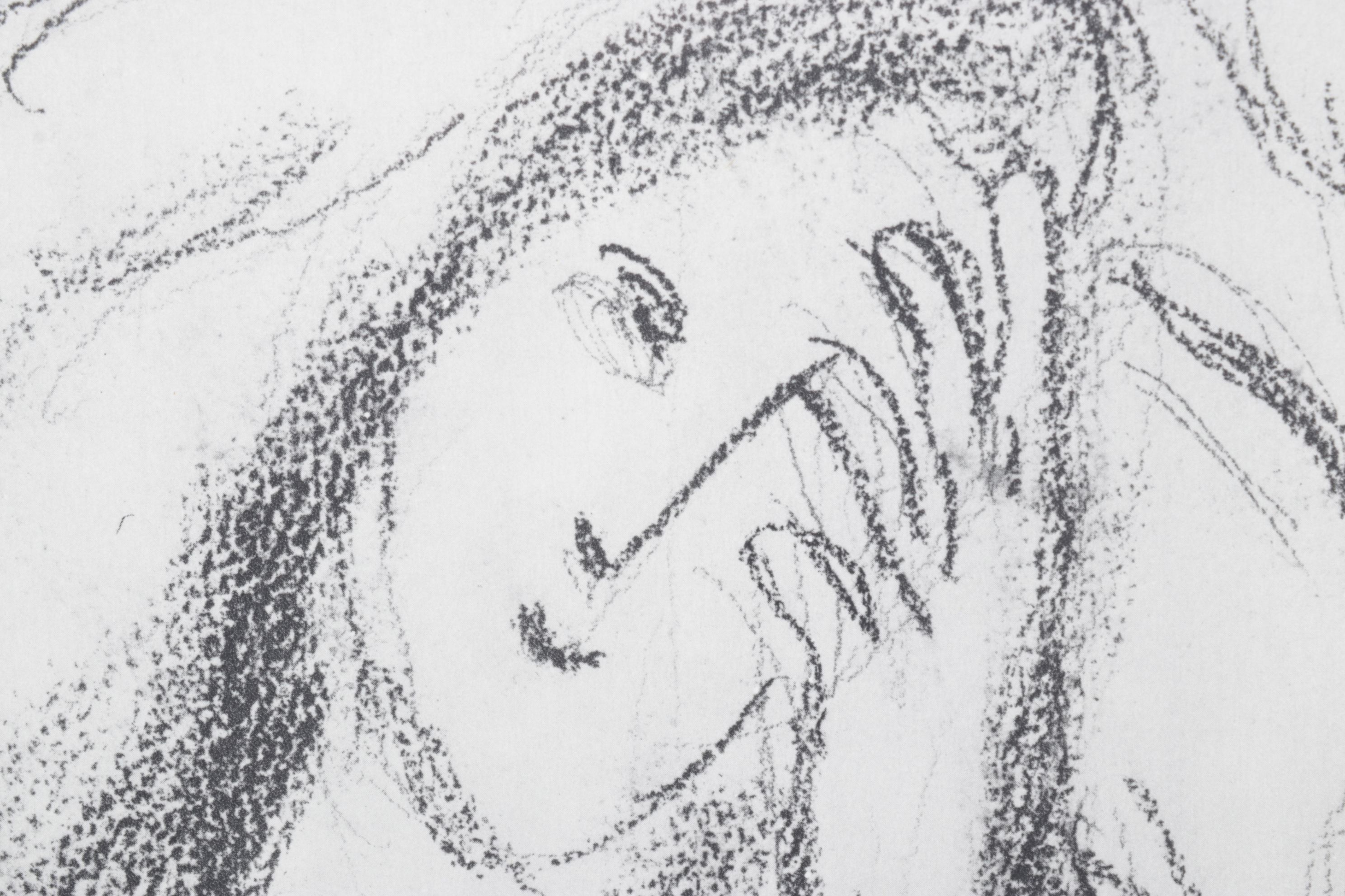 After Marc Chagall Offset Lithograph "Sarah and the Angels", 1960