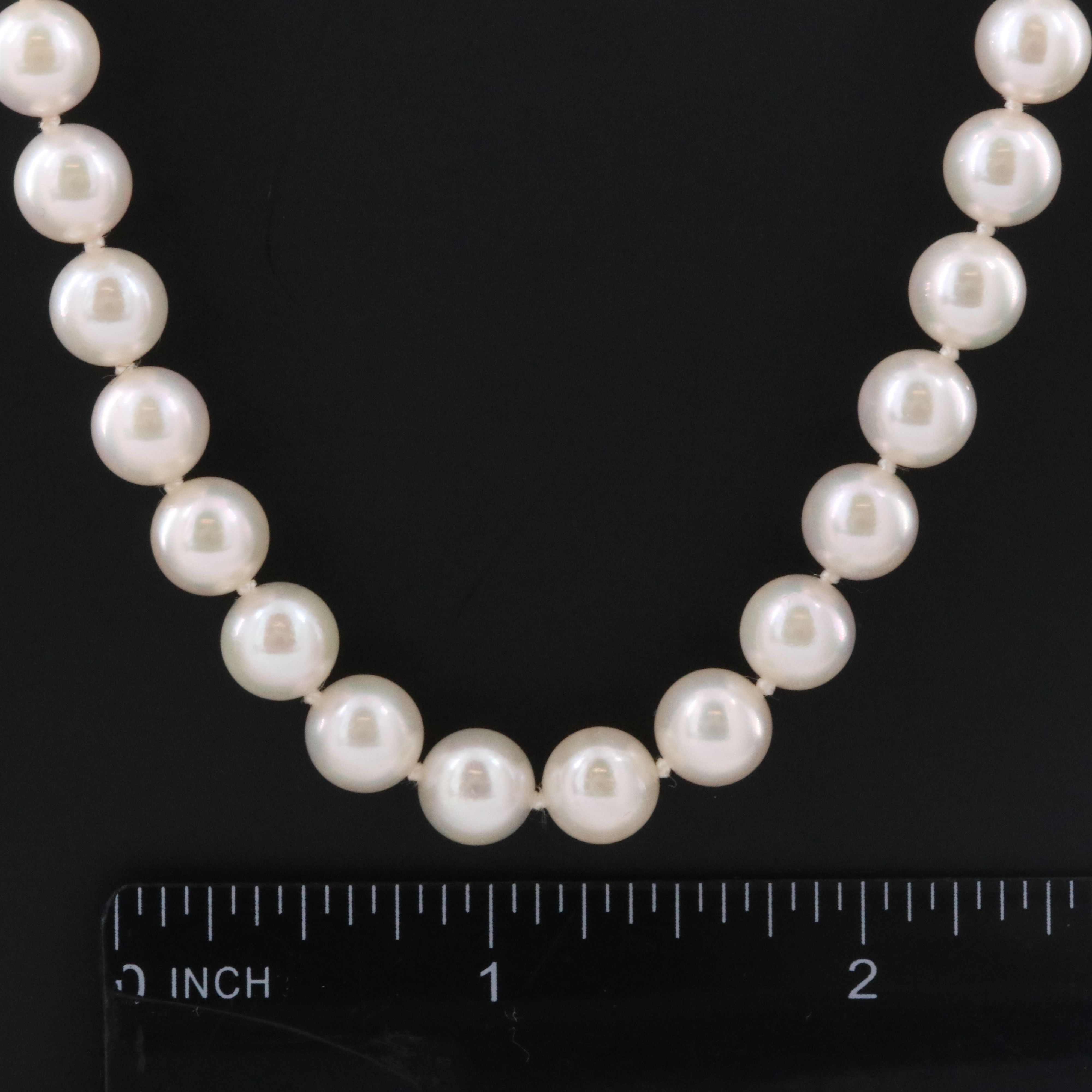Pearl Necklace with 14K Clasp