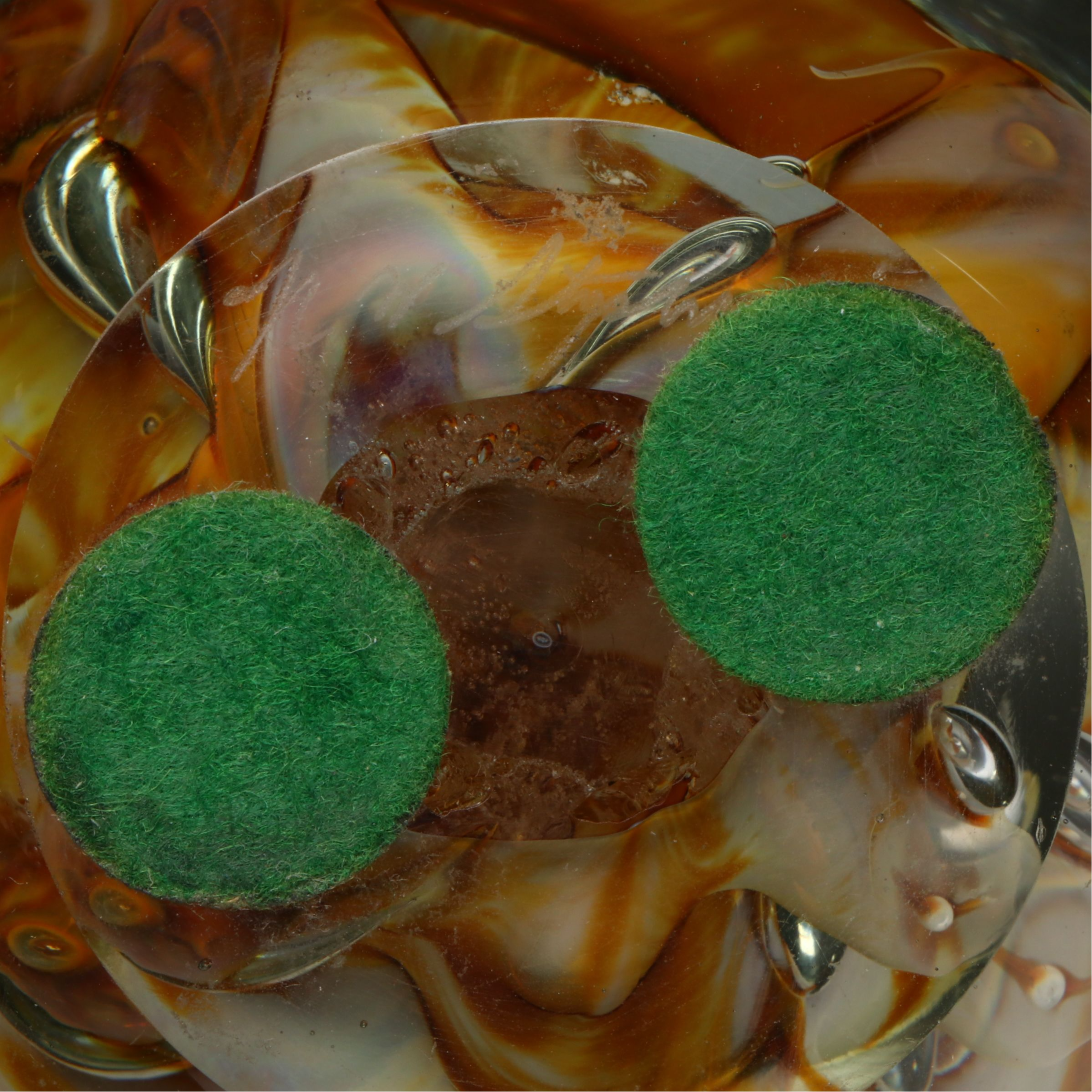 Joe St. Clair, DR, JB and Other Floral Handblown Glass Paperweights