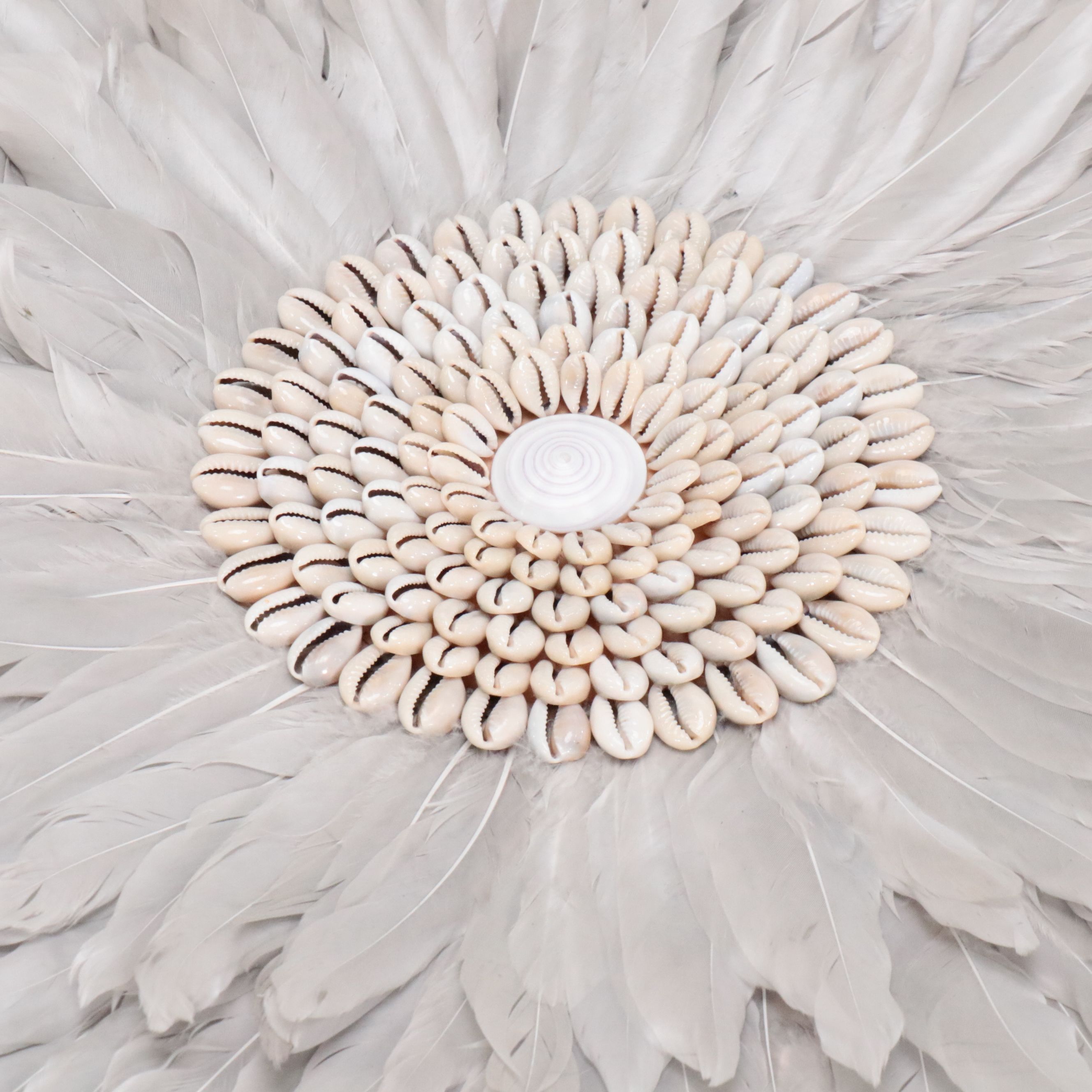 Folk Art Style Woven Occasional Table