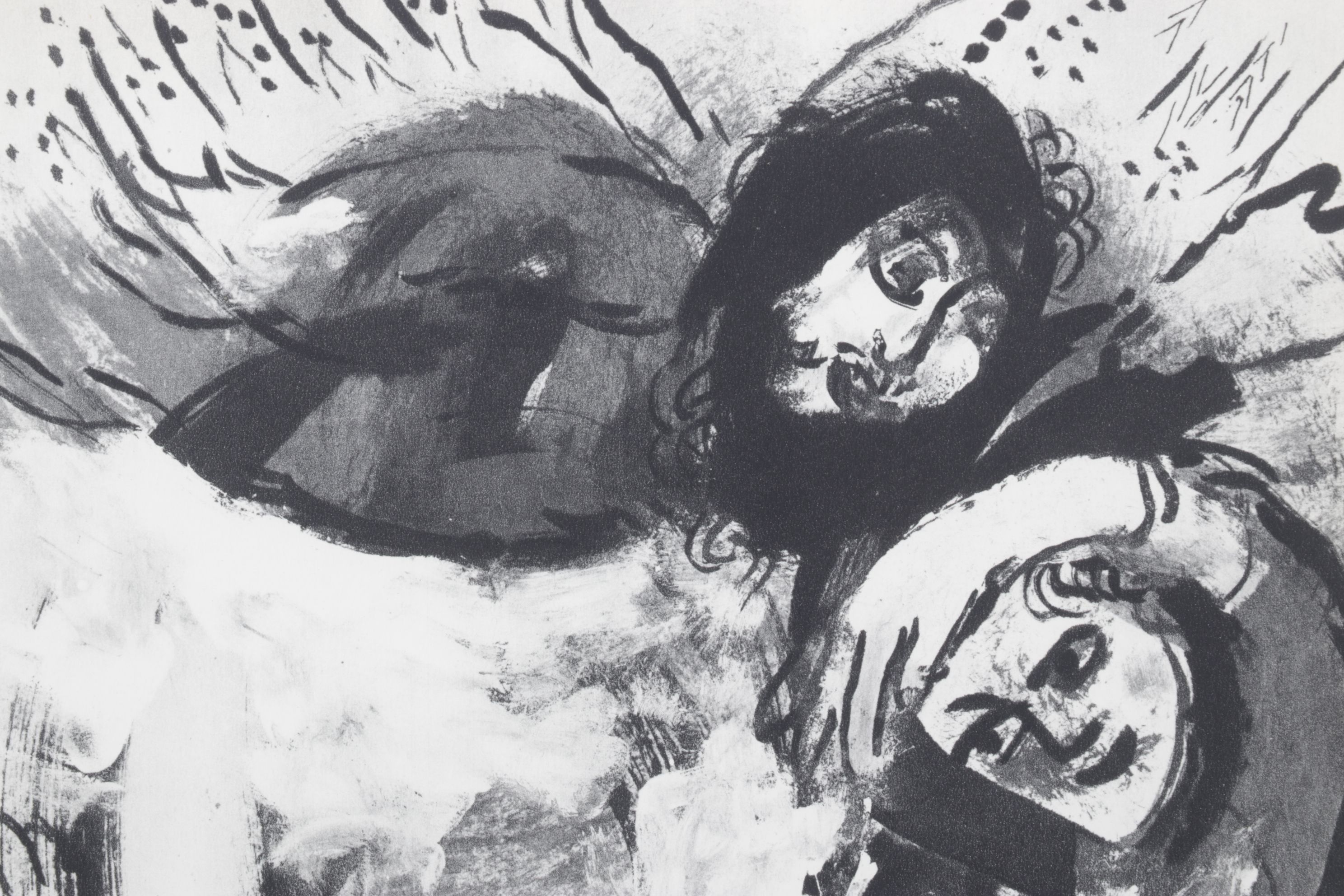 After Marc Chagall Offset Lithograph "The Flood", 1960
