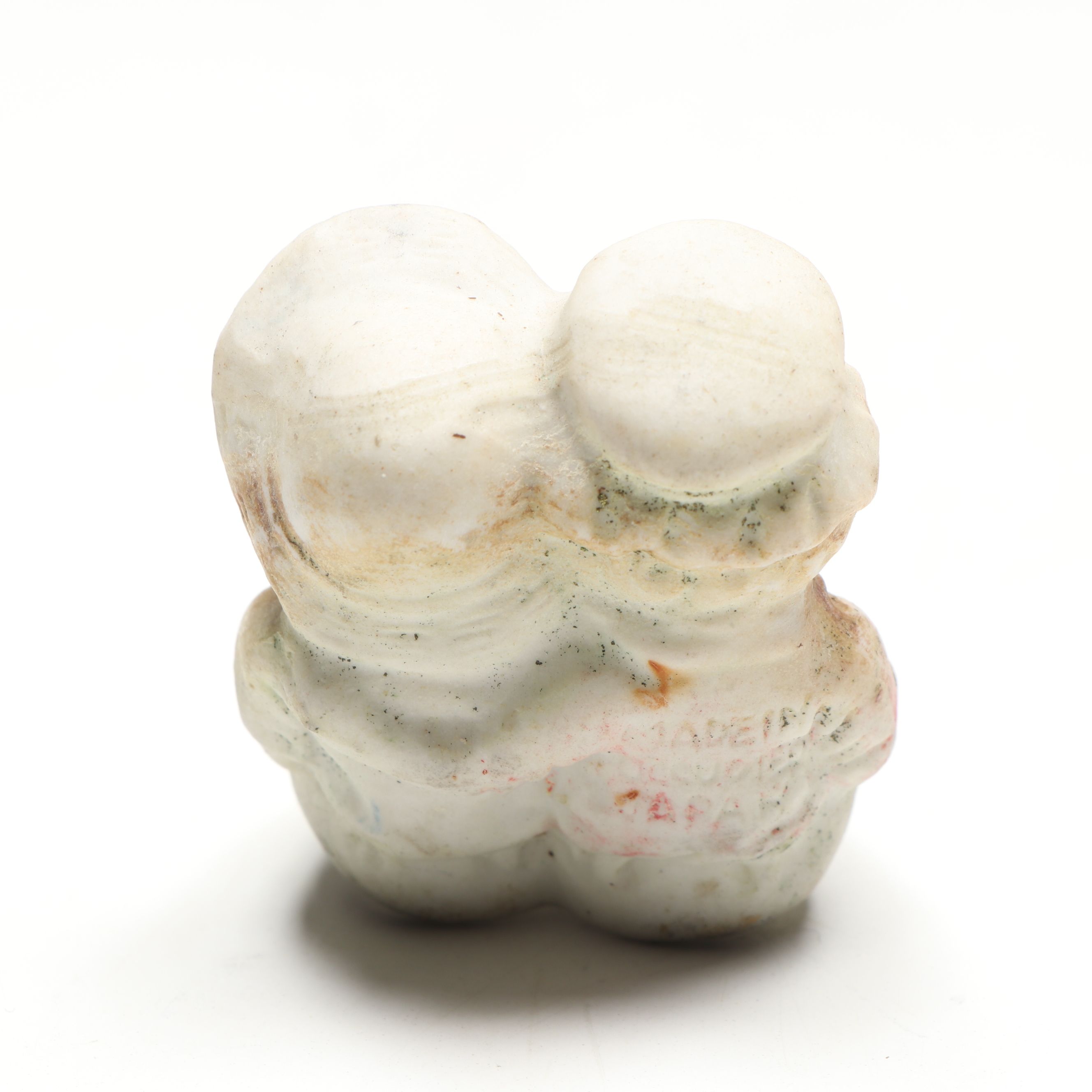 Occupied Japan Era Bisque Porcelain Planter and Figurines , Mid-20th Century