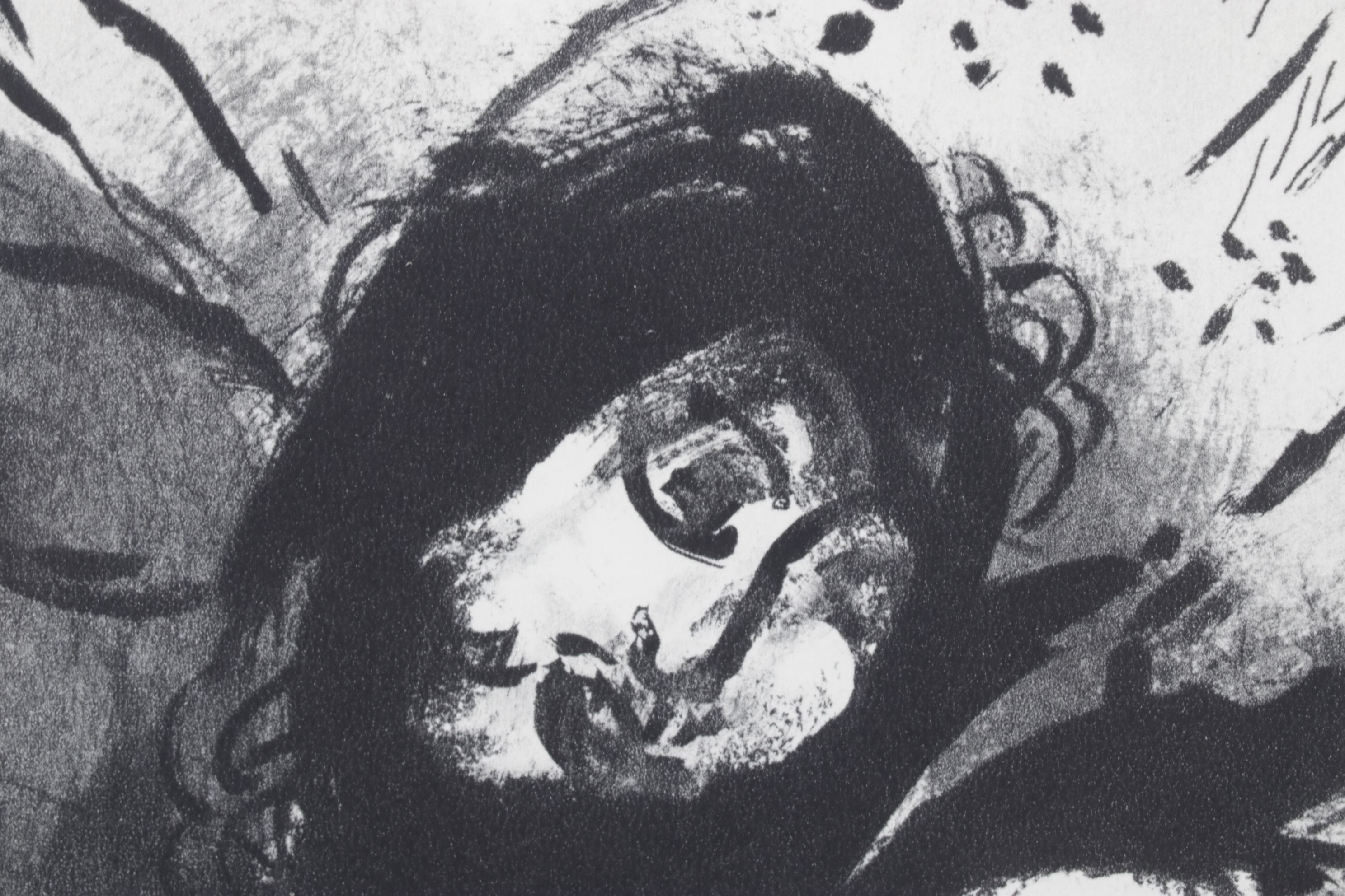 After Marc Chagall Offset Lithograph "The Flood", 1960