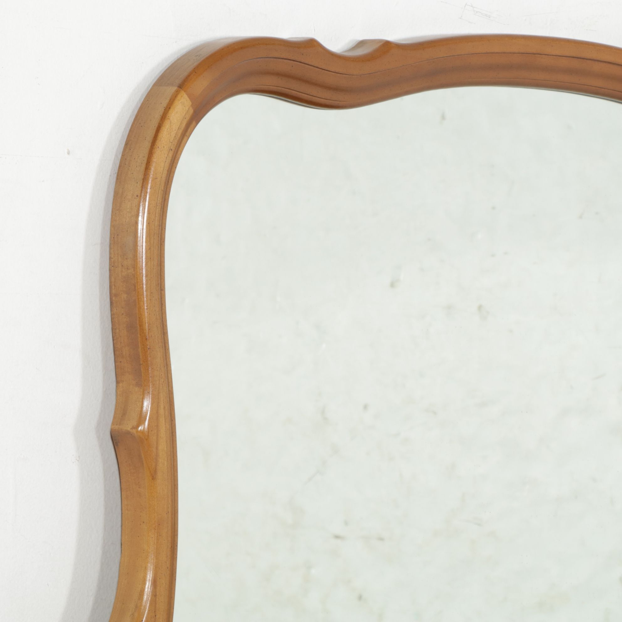 Dixie Furniture French Provincial Style Cherry Dresser and Mirror