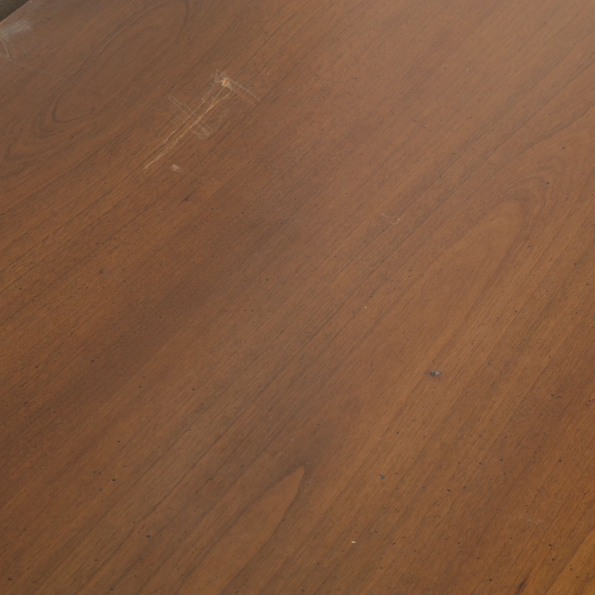 Dixie Furniture French Provincial Style Cherry Dresser and Mirror