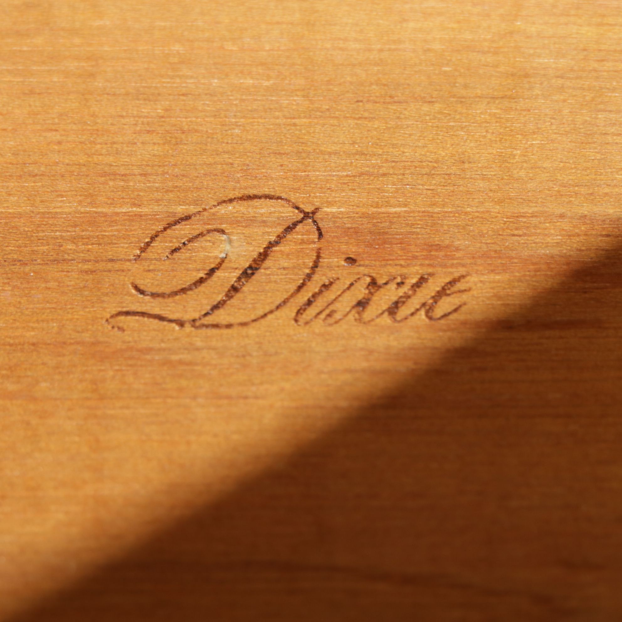 Dixie Furniture French Provincial Style Cherry Dresser and Mirror