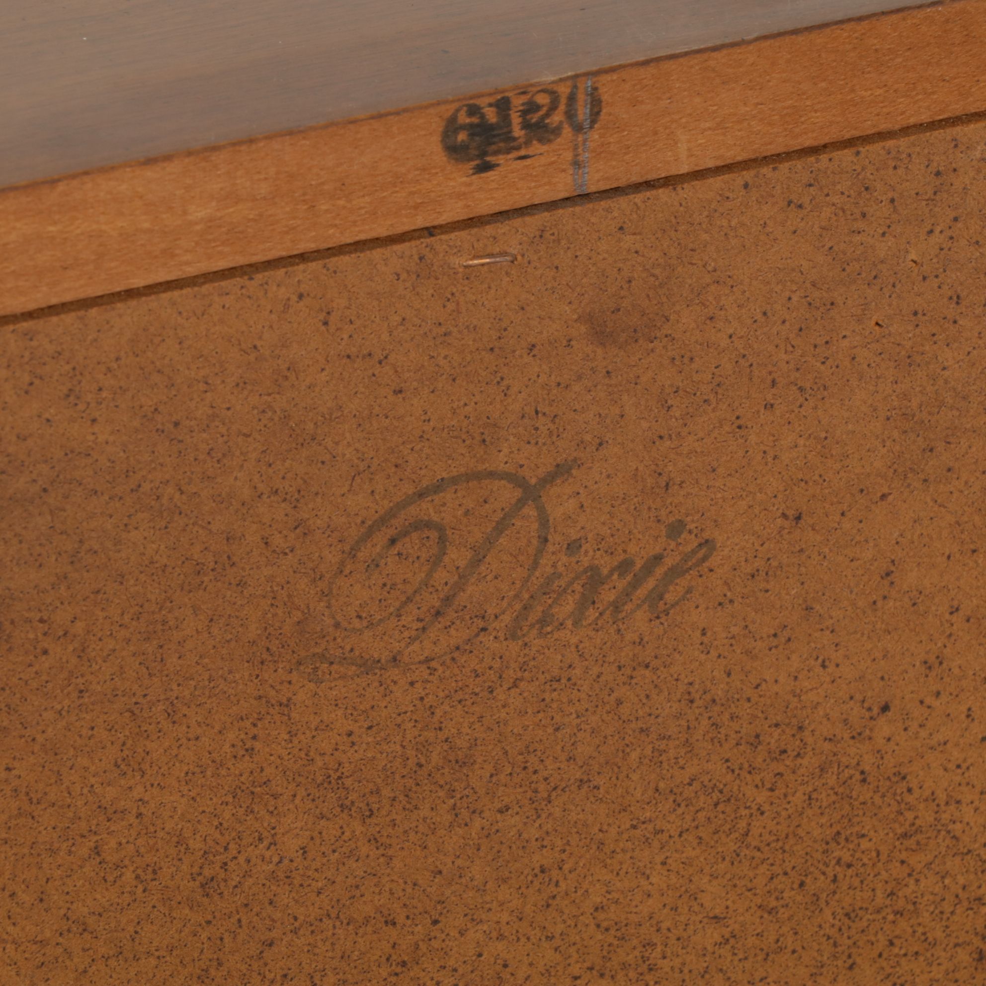 Dixie Furniture French Provincial Style Cherry Dresser and Mirror