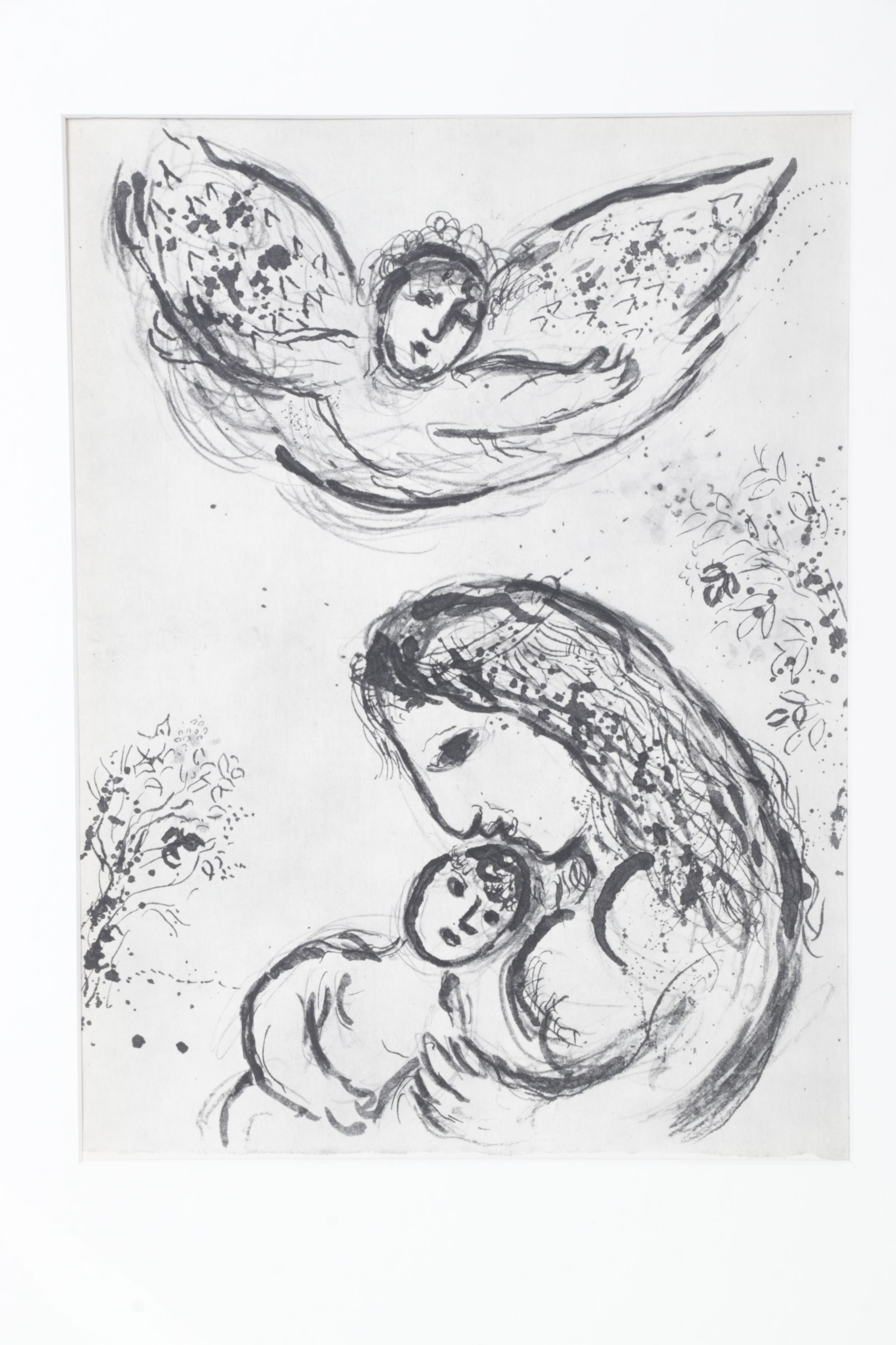 After Marc Chagall Offset Lithograph "Hagar, at Night in the Desert", 1960