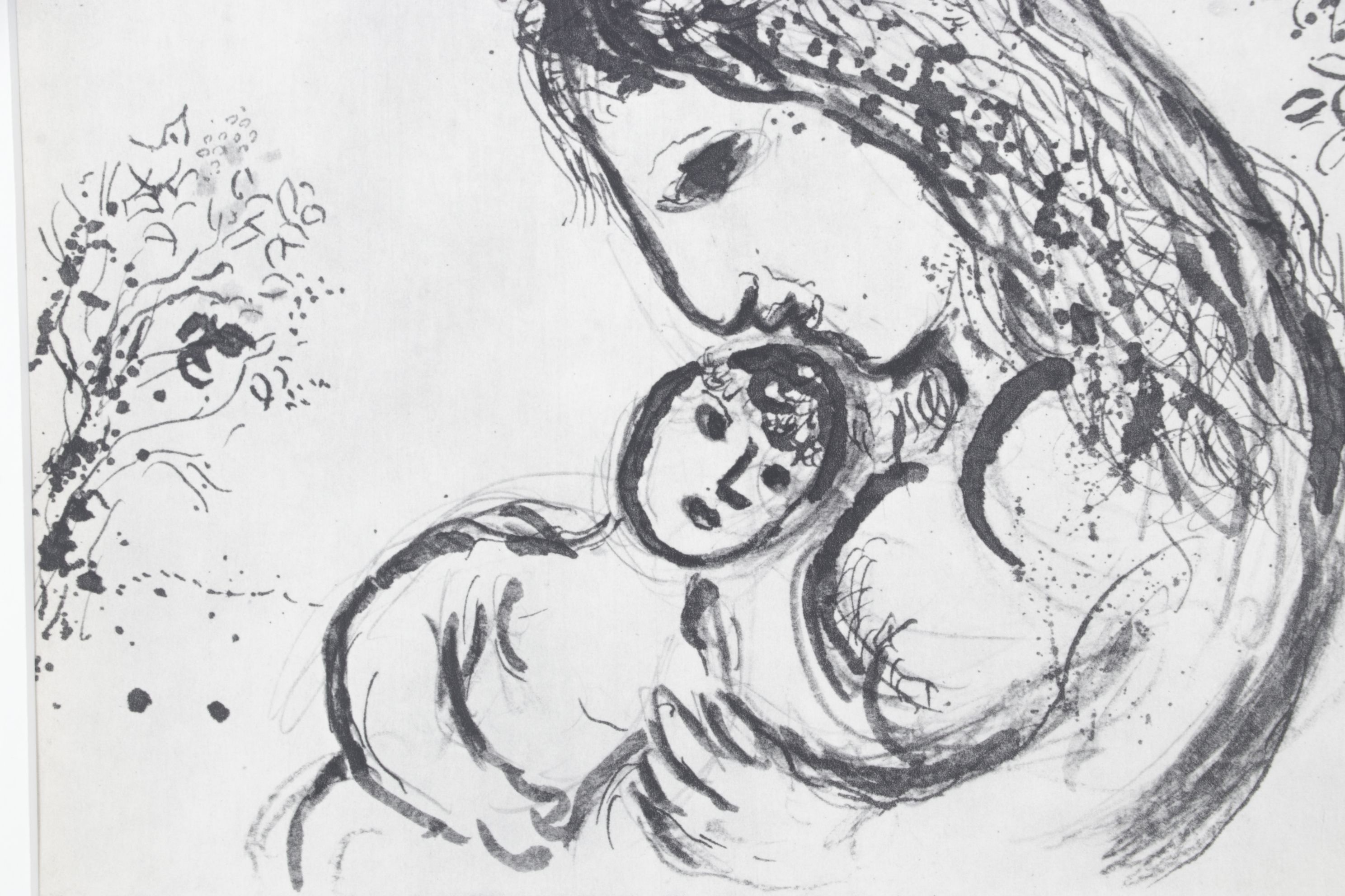 After Marc Chagall Offset Lithograph "Hagar, at Night in the Desert", 1960