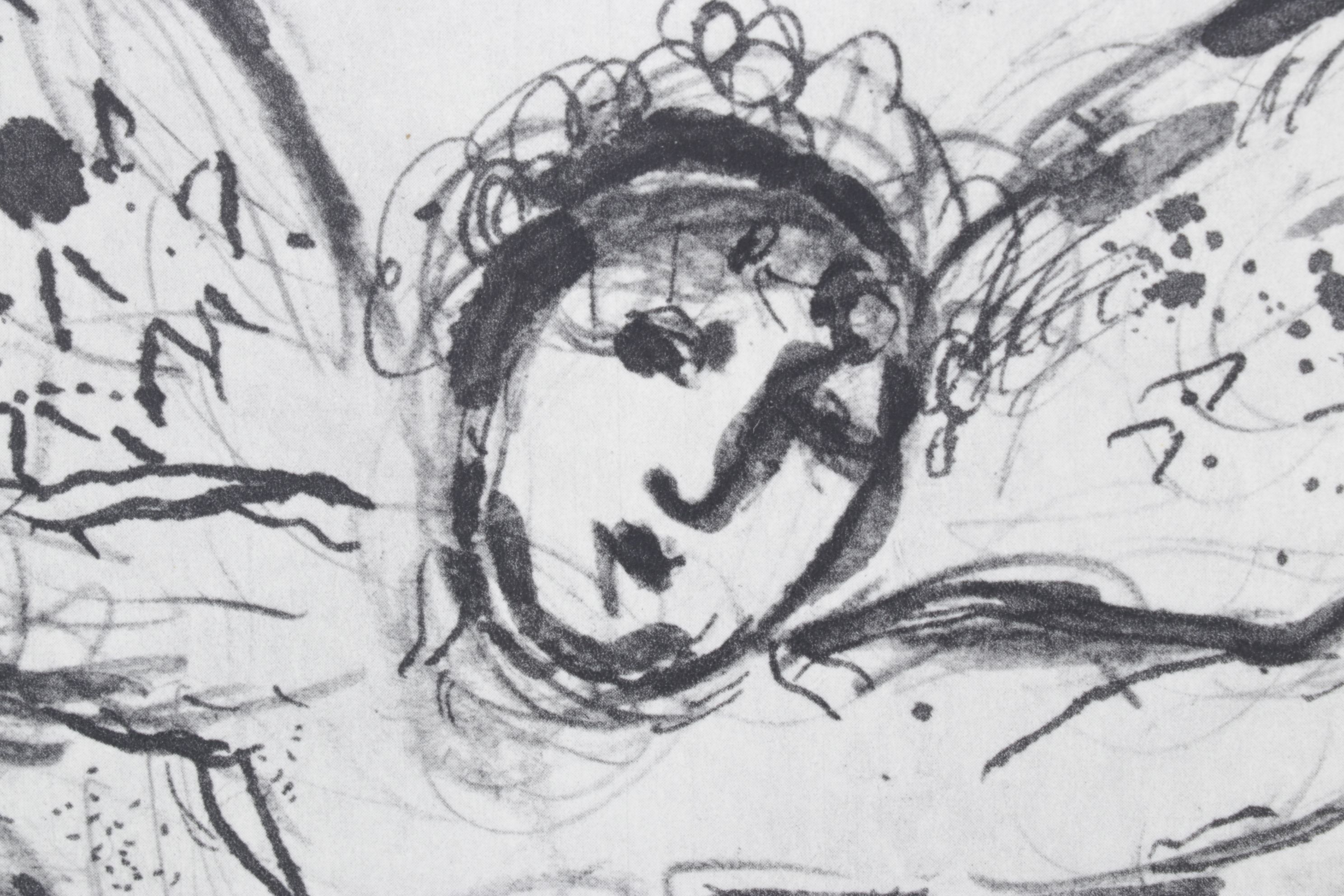 After Marc Chagall Offset Lithograph "Hagar, at Night in the Desert", 1960