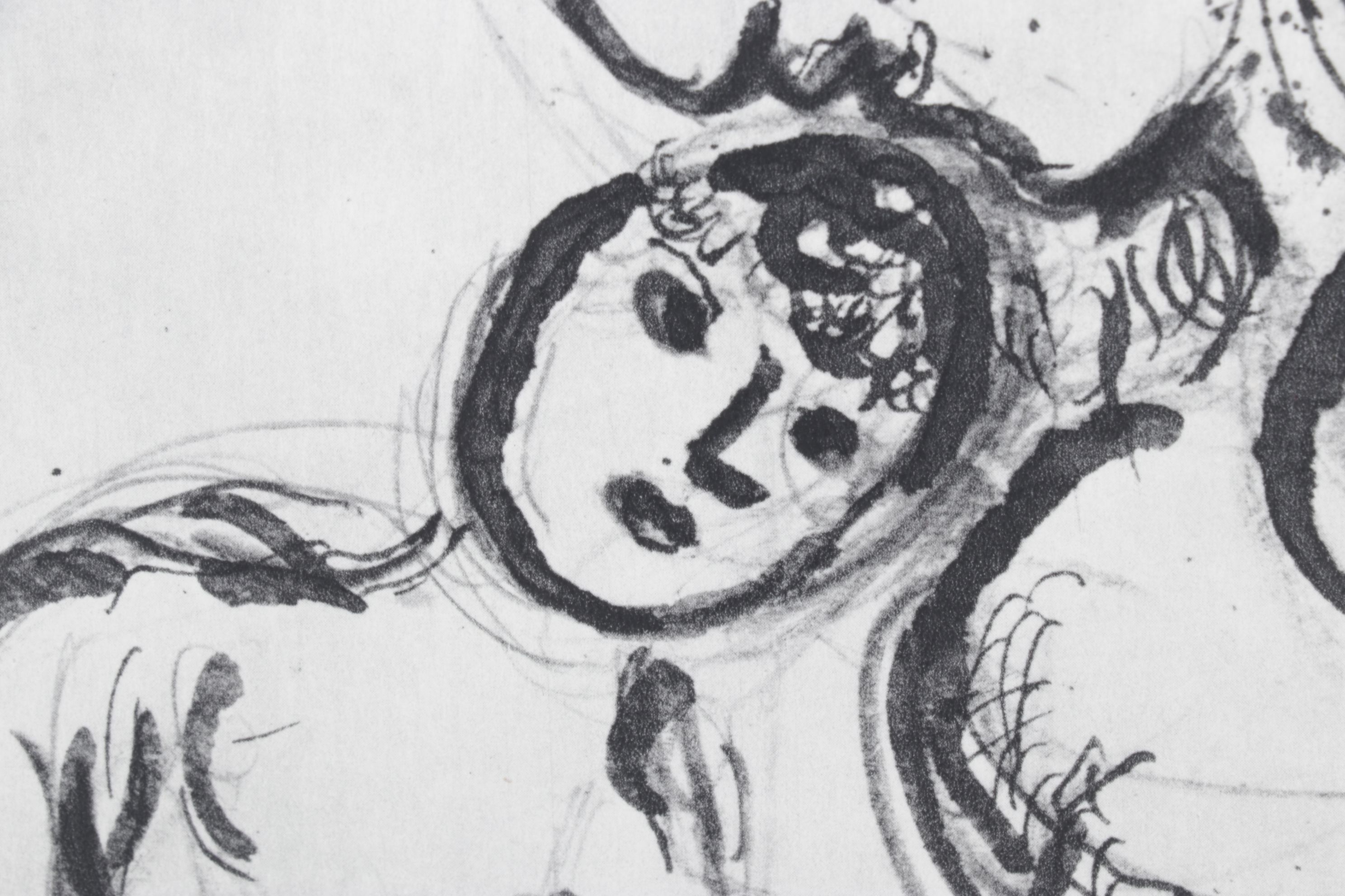 After Marc Chagall Offset Lithograph "Hagar, at Night in the Desert", 1960