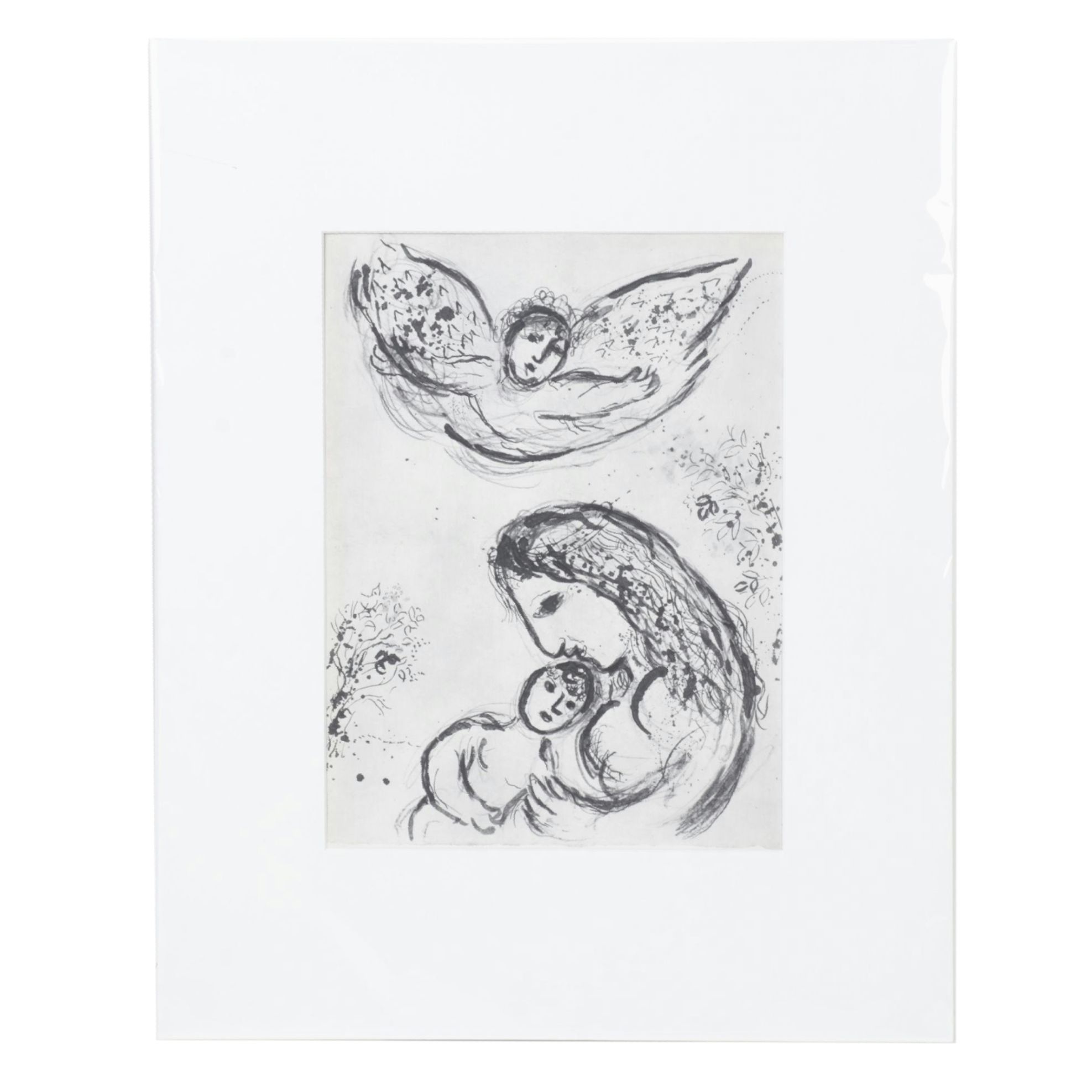 After Marc Chagall Offset Lithograph "Hagar, at Night in the Desert", 1960