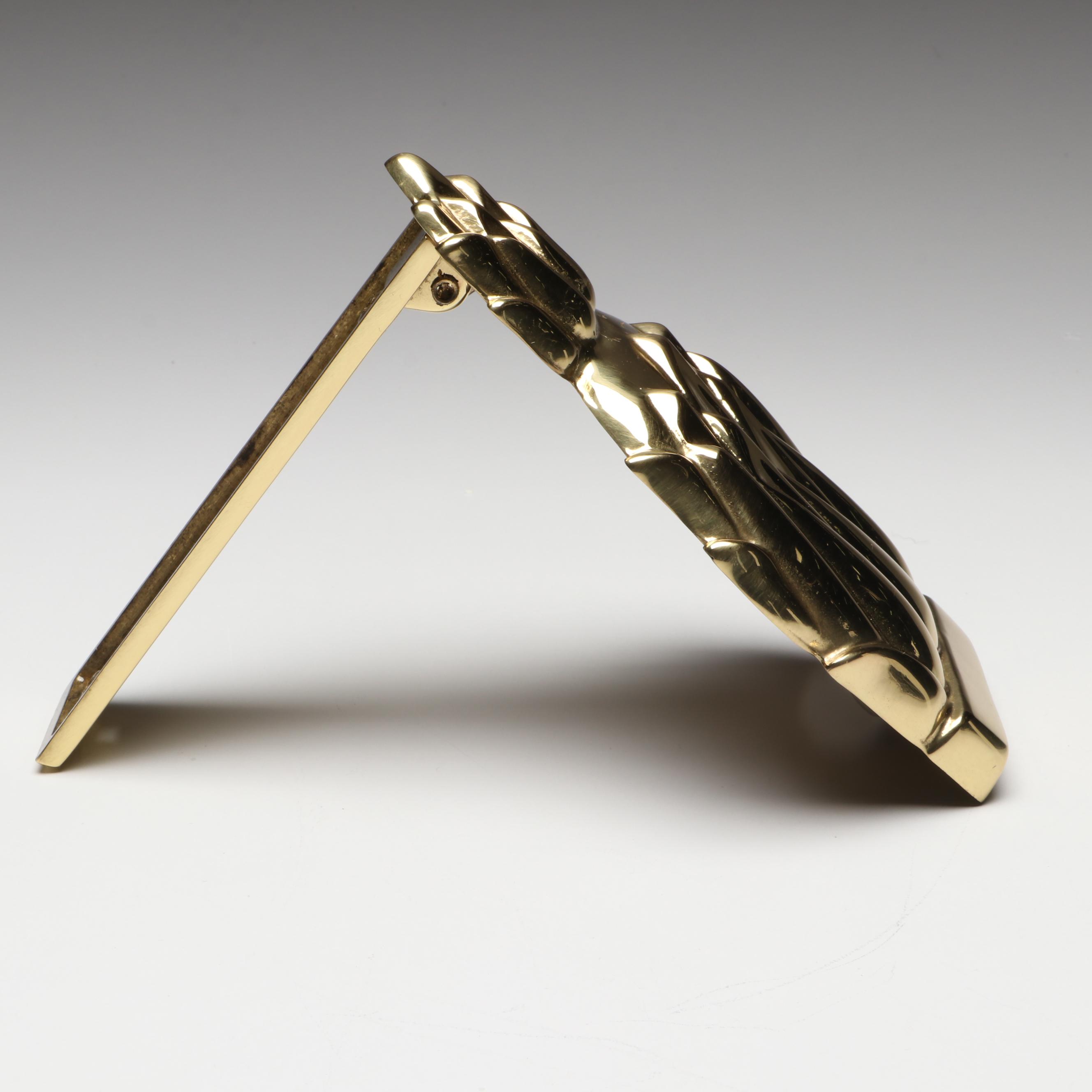 Vintage G&D Solid Brass Pineapple Door Knocker