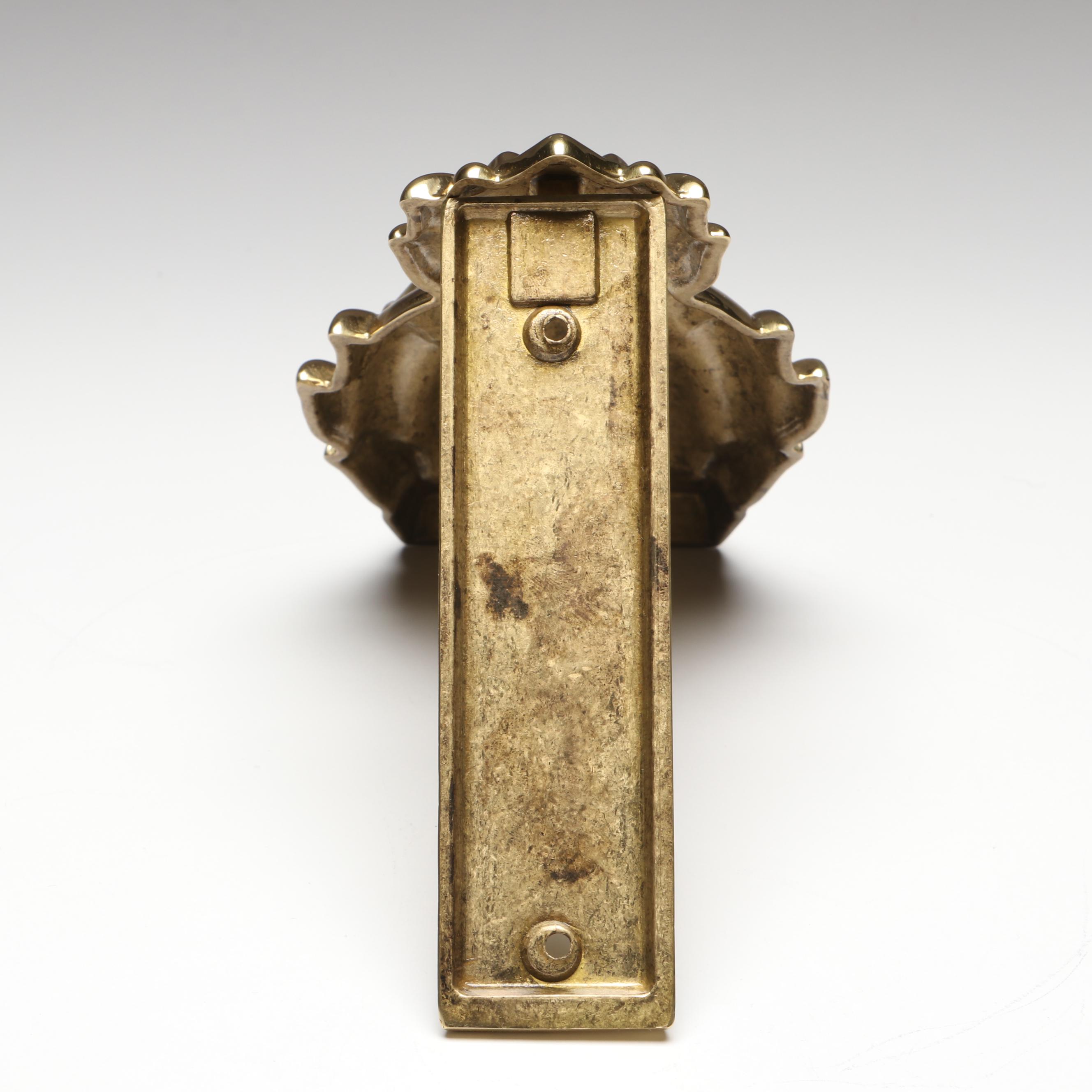 Vintage G&D Solid Brass Pineapple Door Knocker